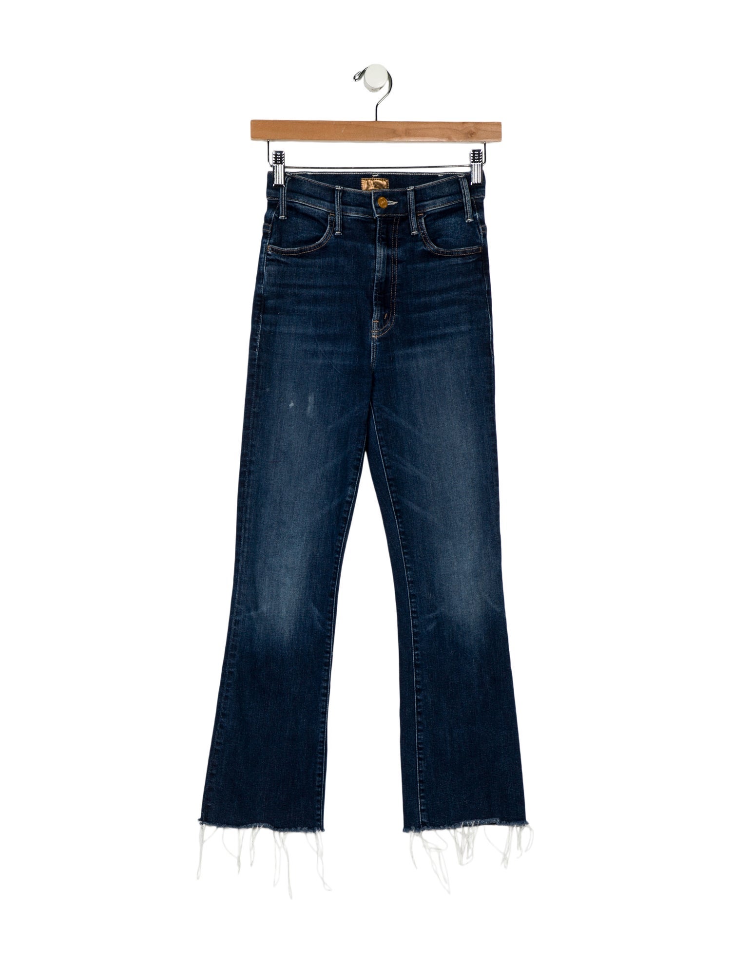 Mother Mid-Rise Straight Leg Jeans