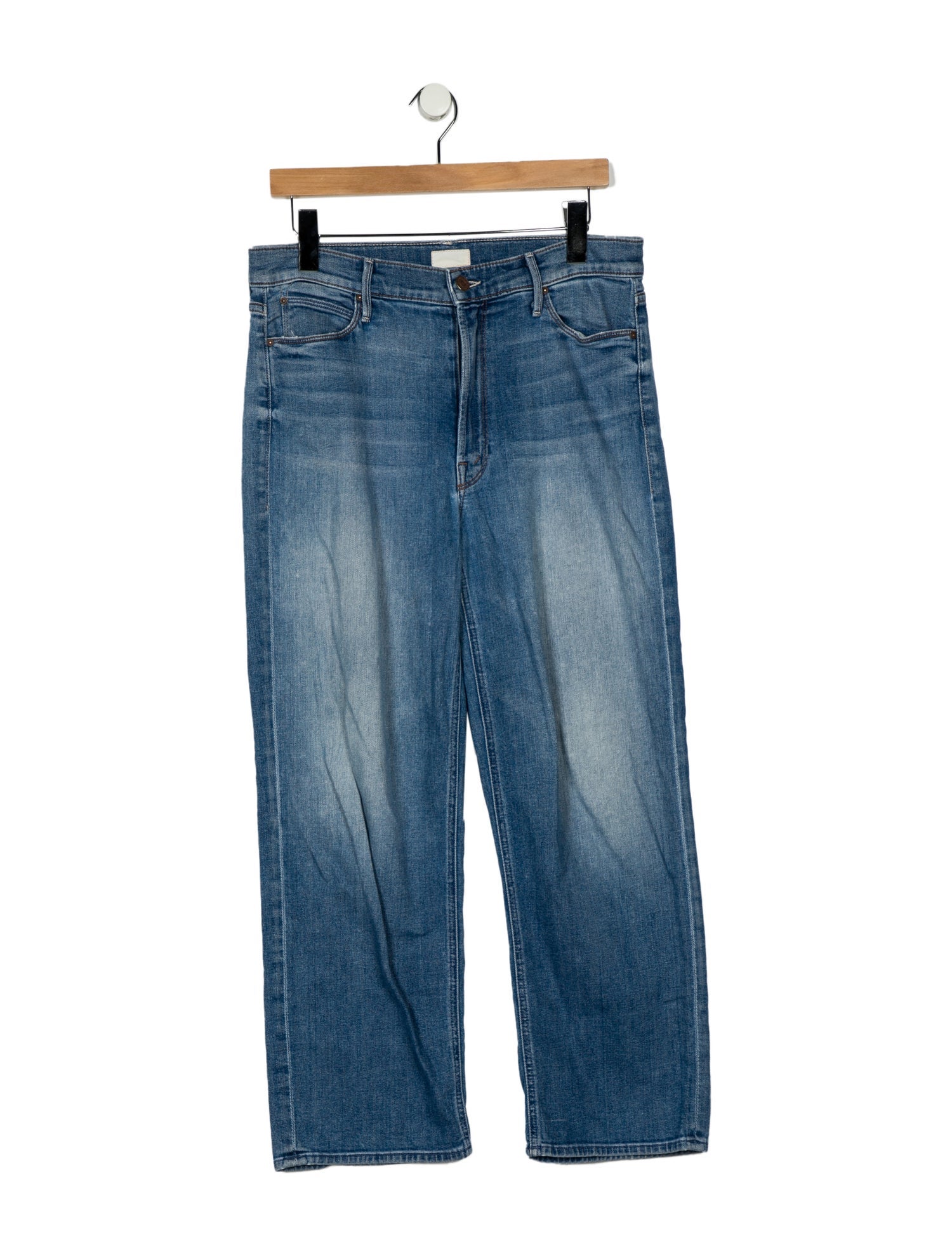 Mother High-Rise Straight Leg Jeans