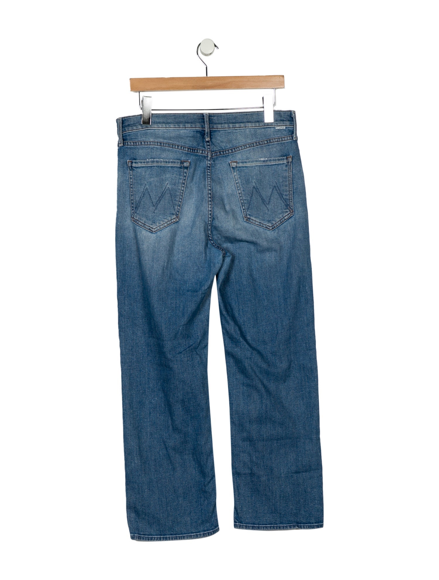 Mother High-Rise Straight Leg Jeans
