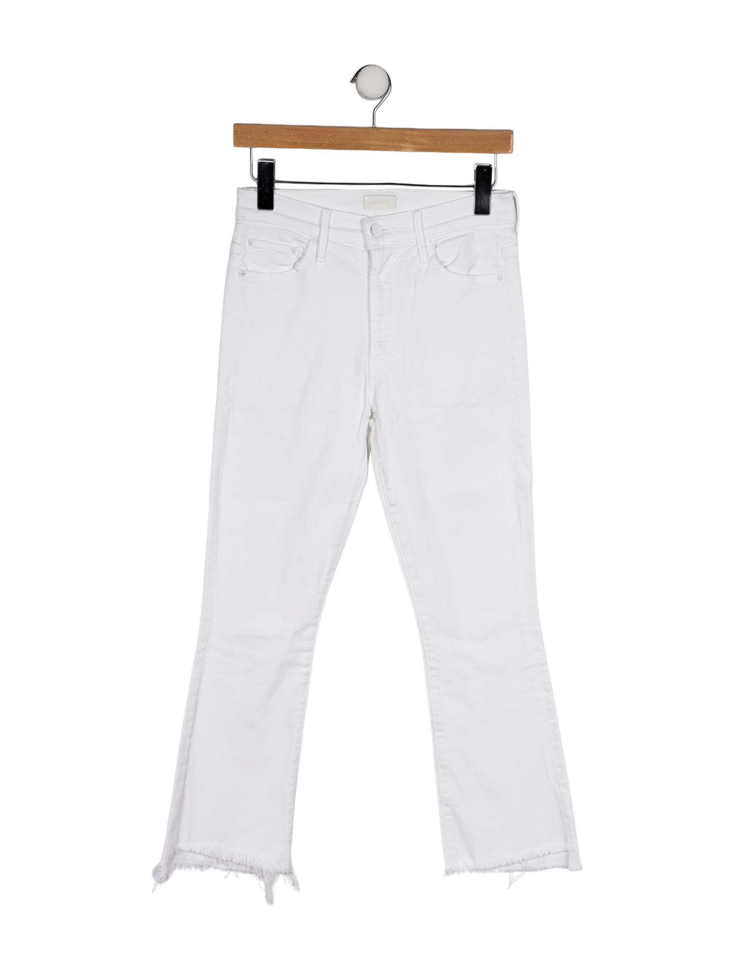 Mother Mid-Rise Straight Leg Jeans