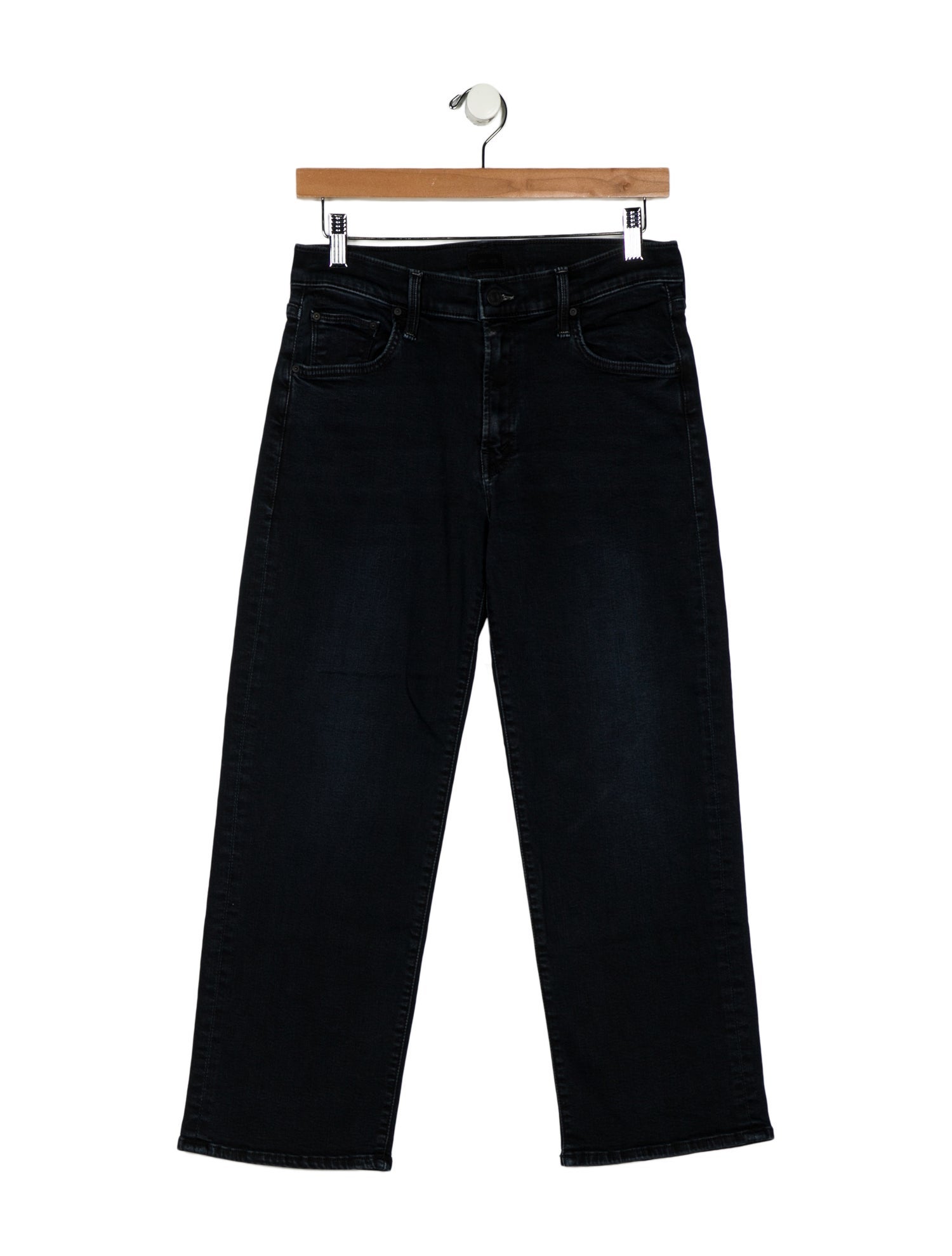 Mother Mid-Rise Straight Leg Jeans