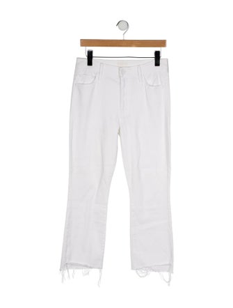 Mother Mid-Rise Straight Leg Jeans
