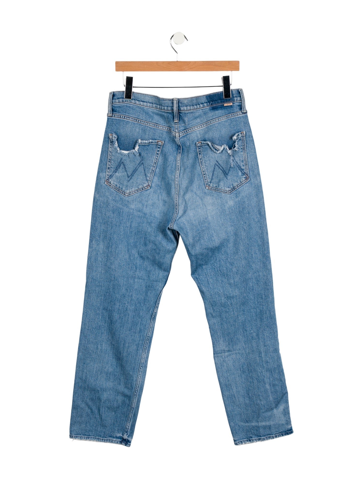 Mother High-Rise Straight Leg Jeans