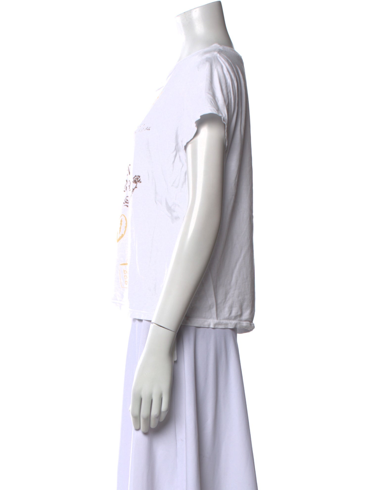 Mother Graphic Print Bateau Neckline T-Shirt