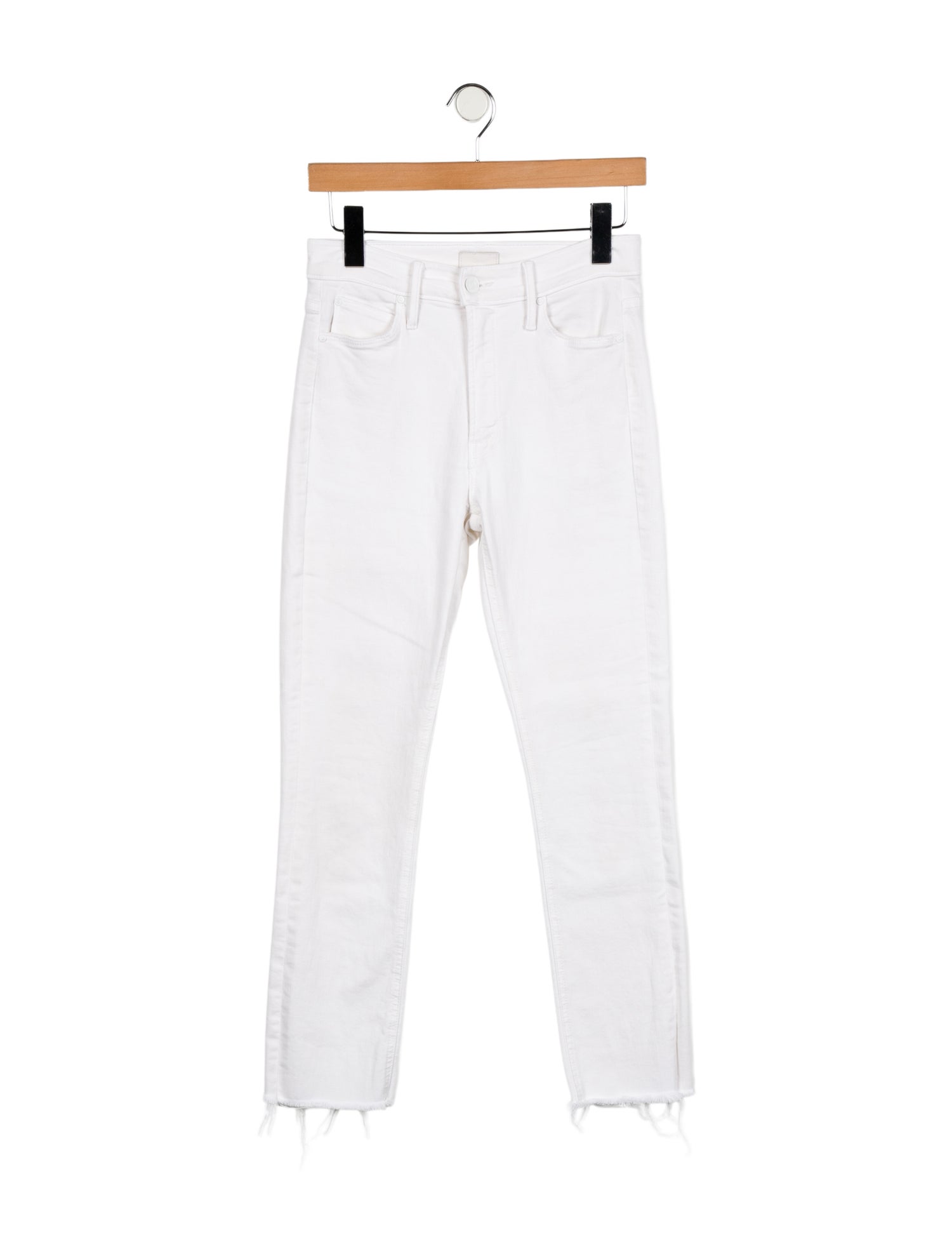 Mother Mid-Rise Straight Leg Jeans