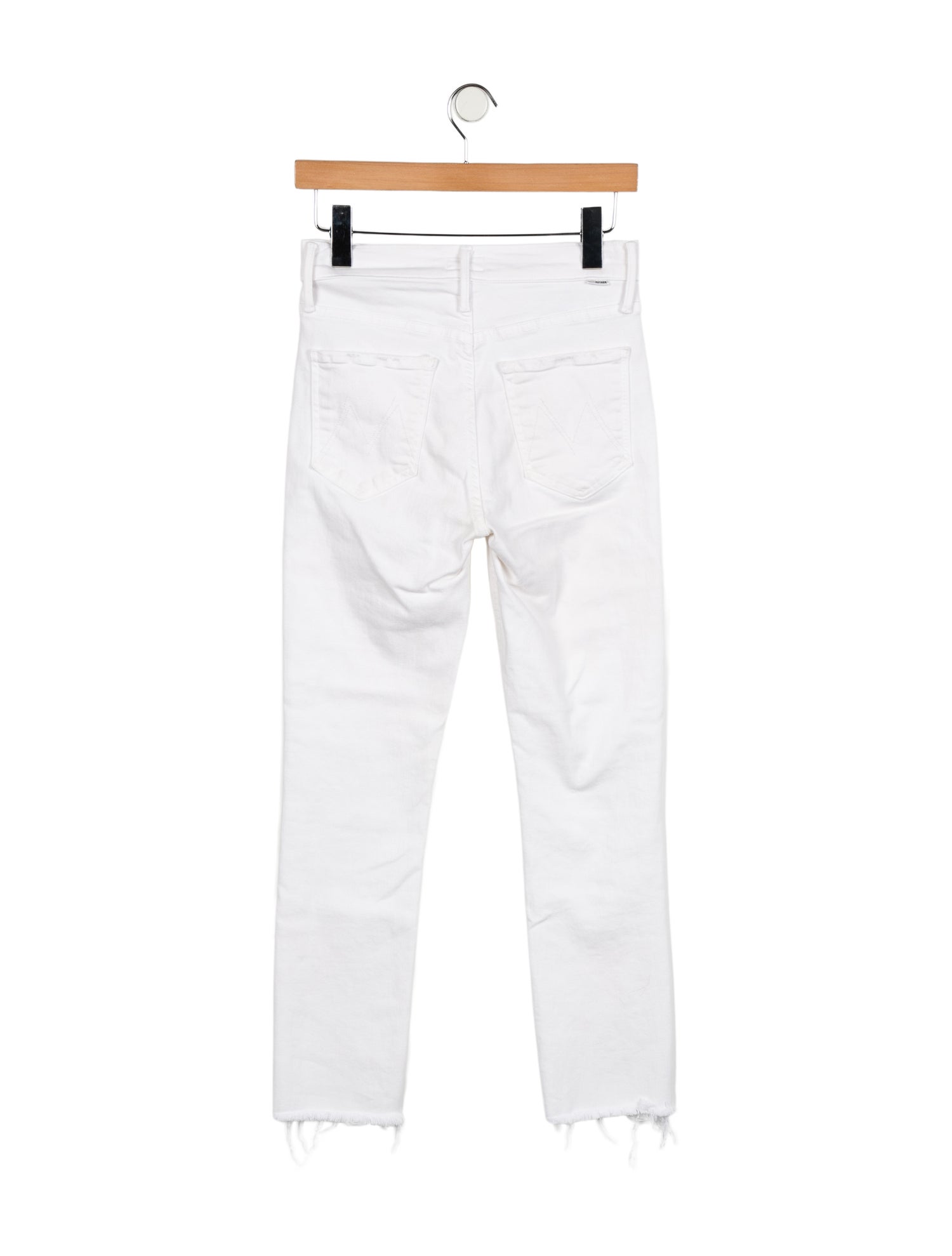Mother Mid-Rise Straight Leg Jeans