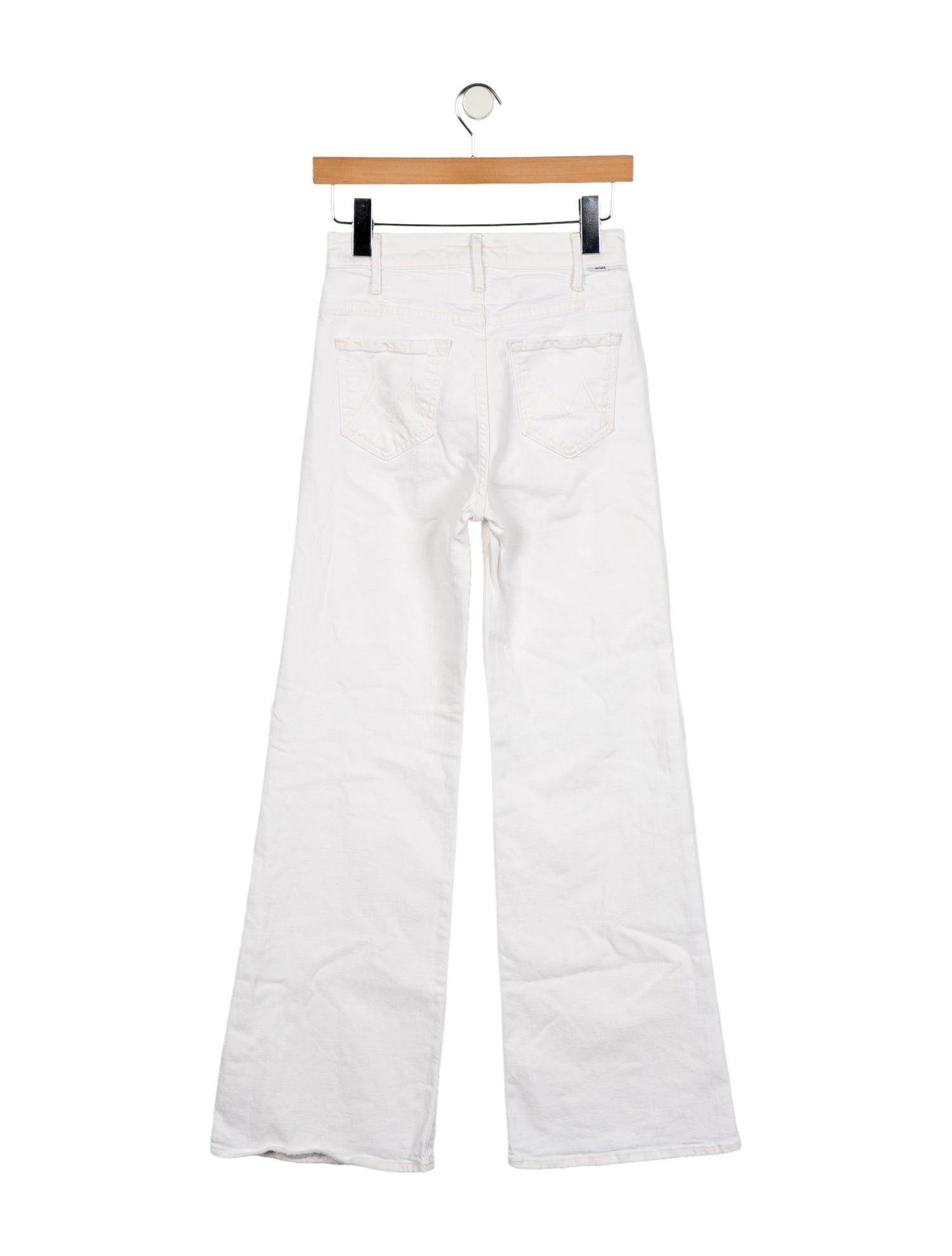 Mother Mid-Rise Wide Leg Jeans