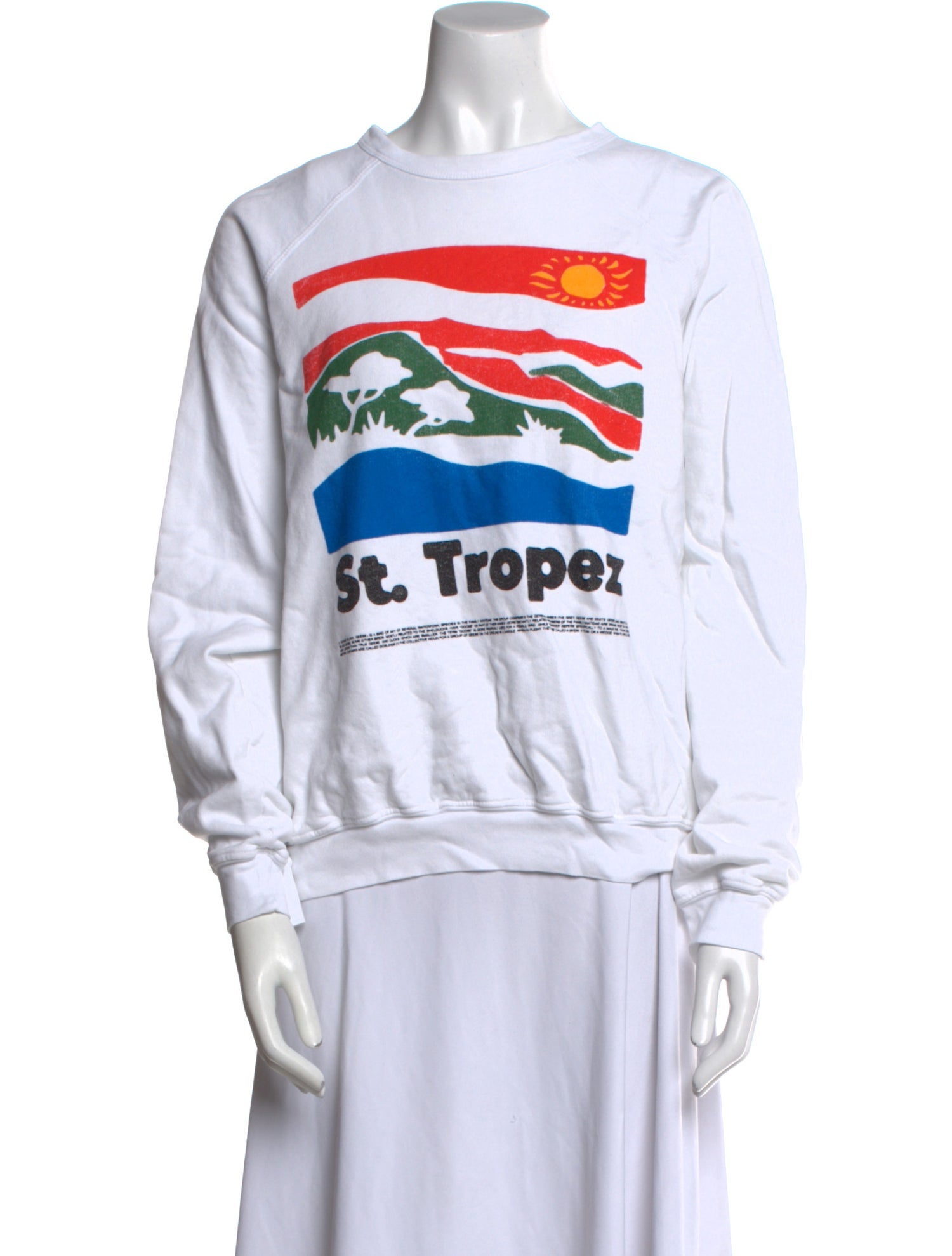 Mother Graphic Print Crew Neck Sweatshirt