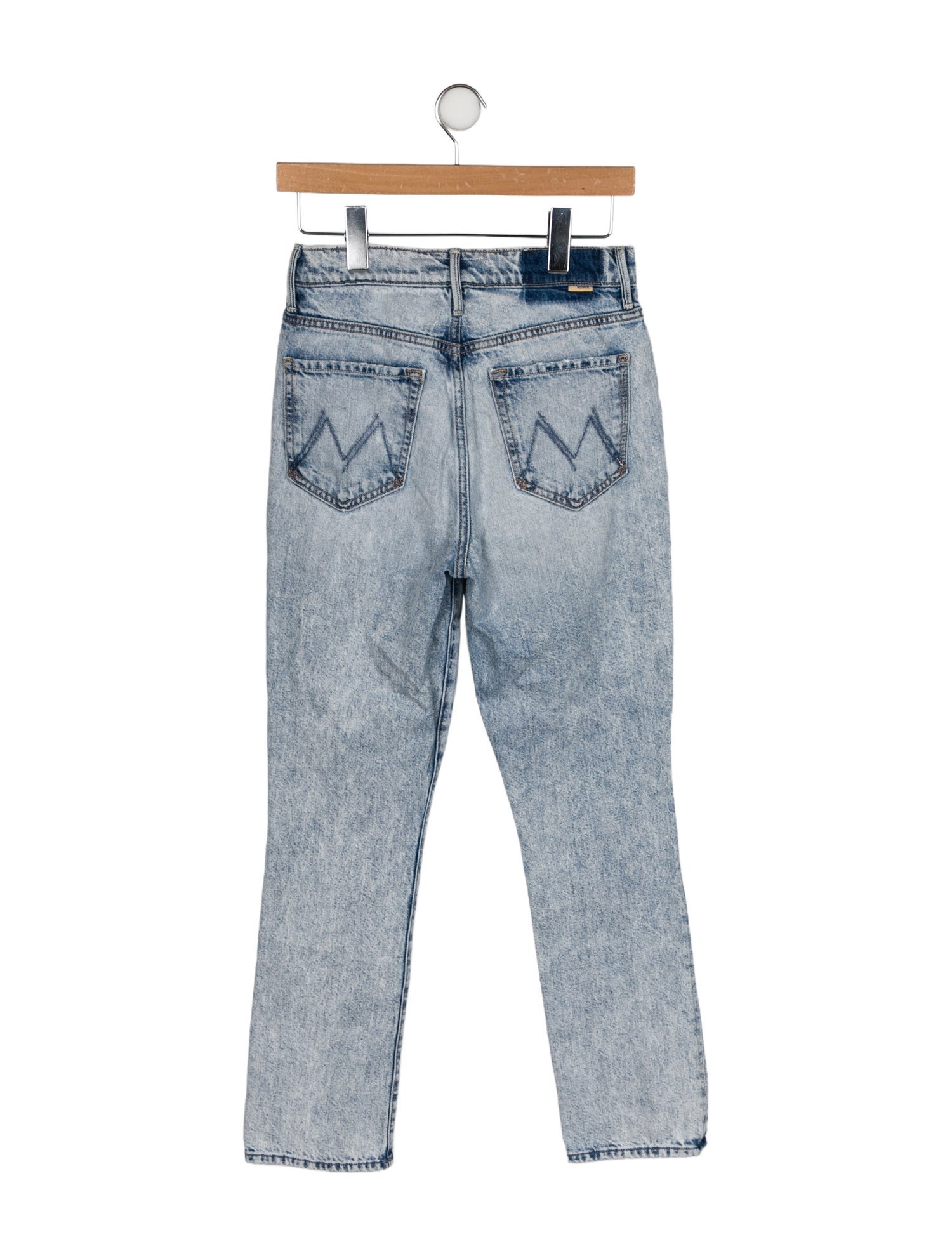 Mother High-Rise Straight Leg Jeans