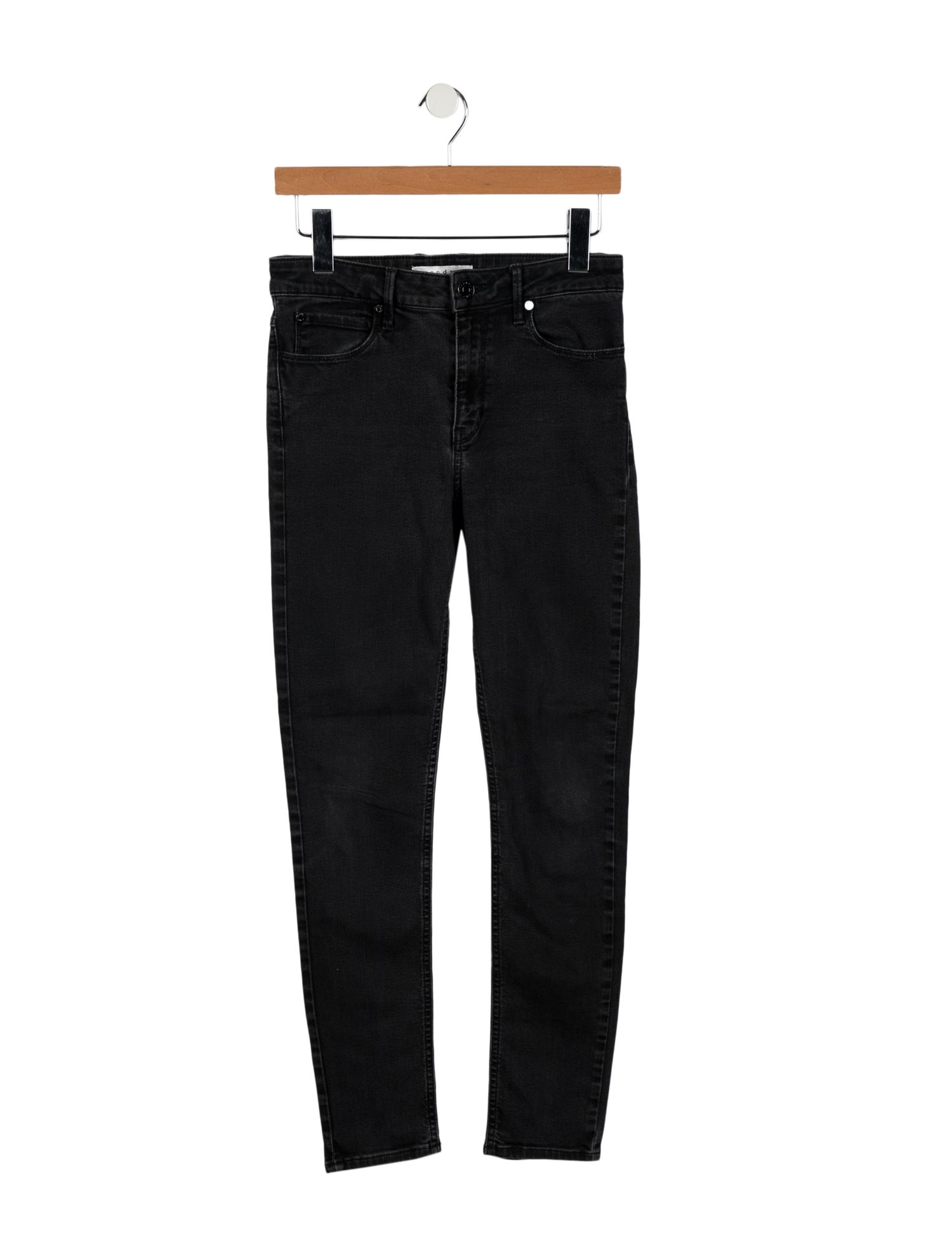Mother Mid-Rise Skinny Leg Jeans