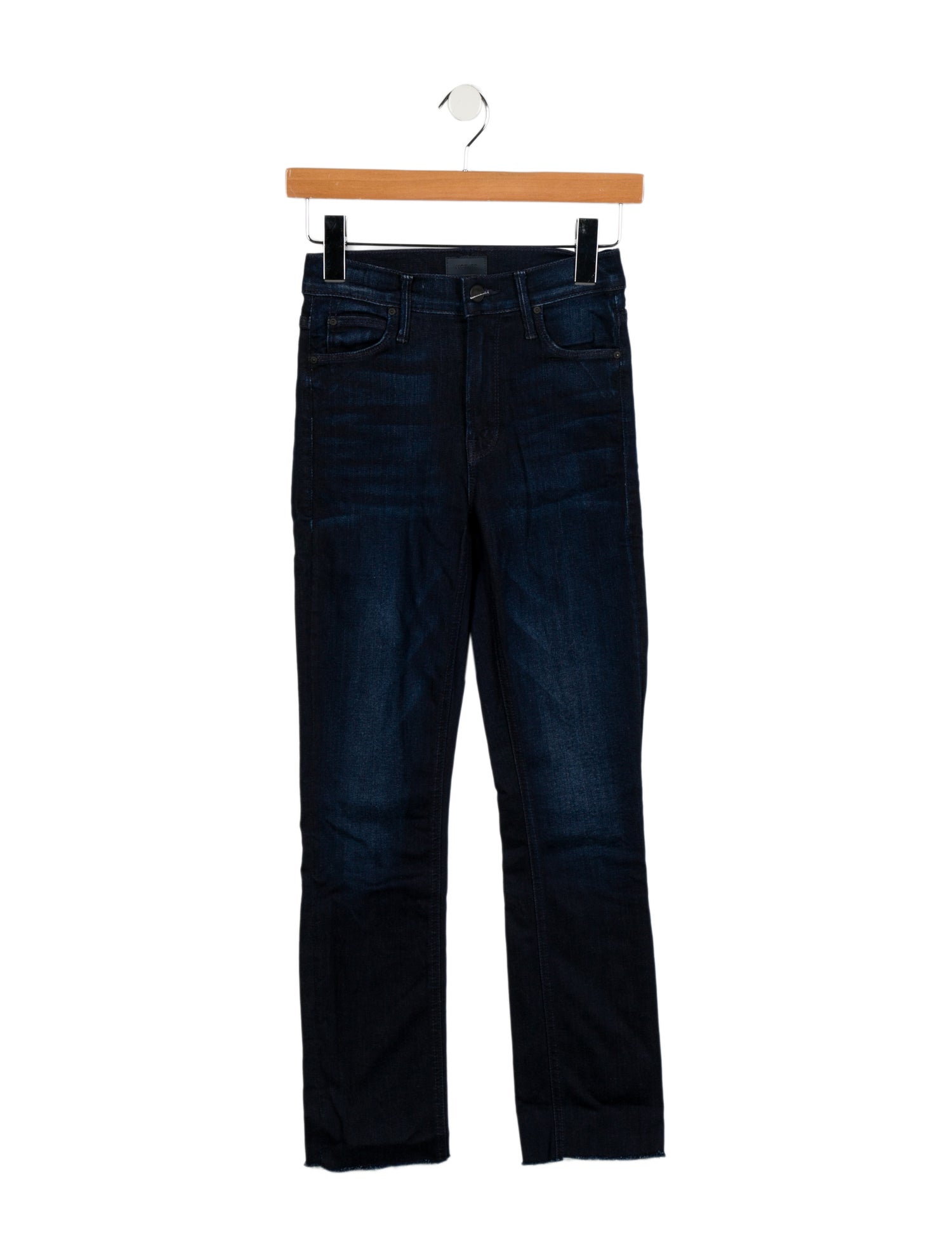 Mother Mid-Rise Straight Leg Jeans
