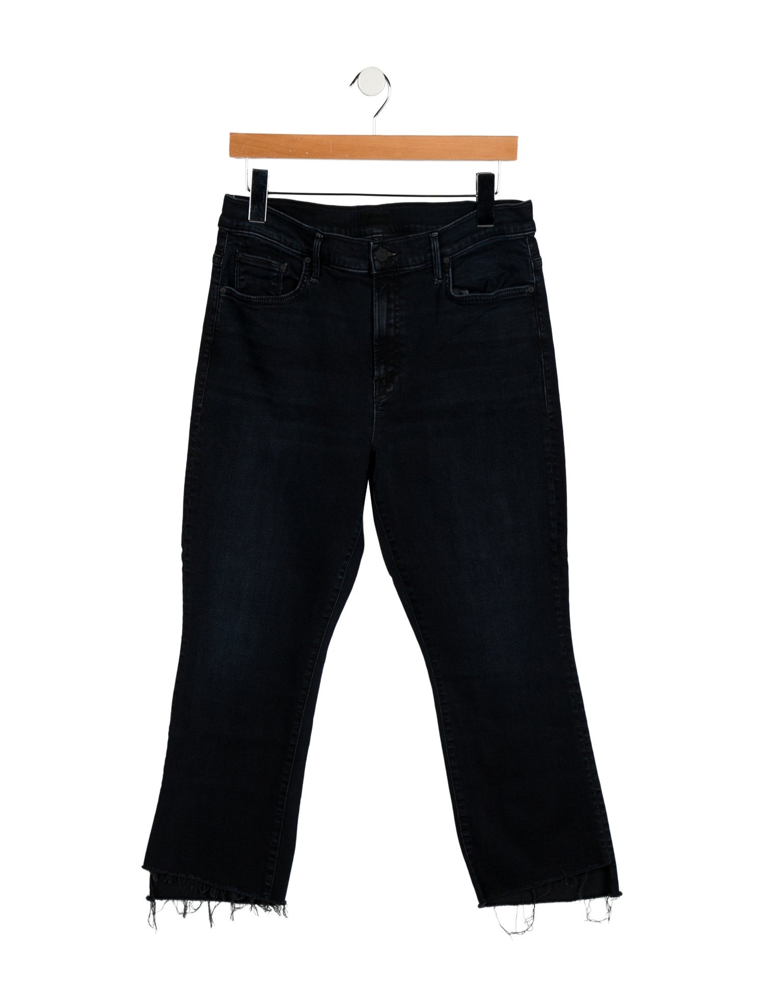 Mother Mid-Rise Straight Leg Jeans