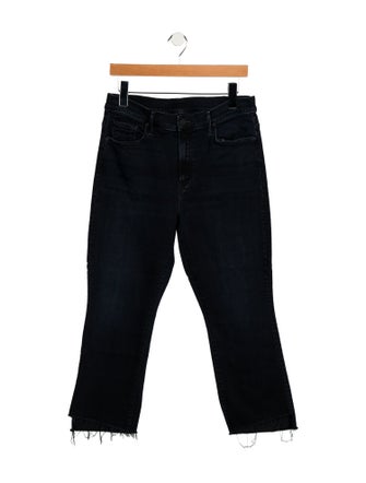 Mother Mid-Rise Straight Leg Jeans