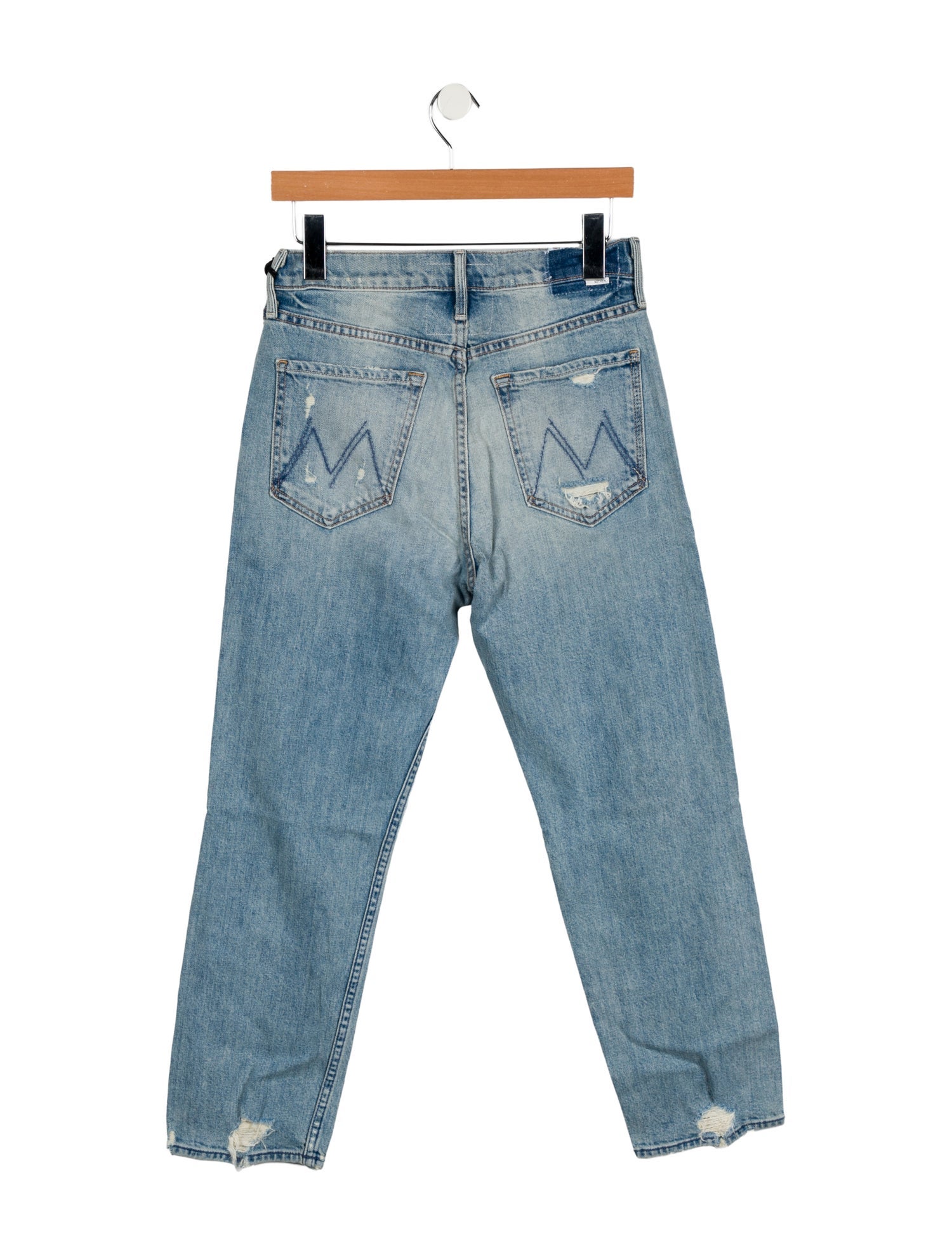Mother High-Rise Straight Leg Jeans