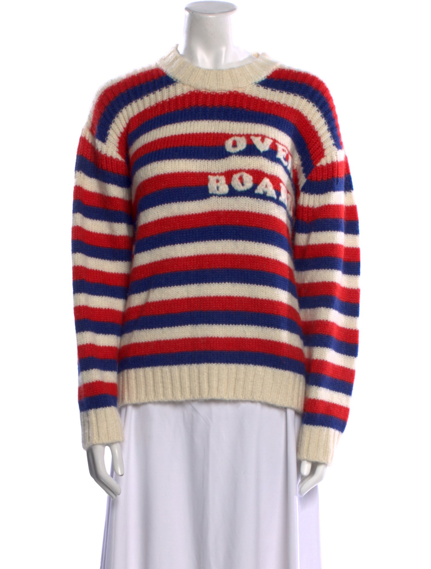 Mother Alpaca Striped Sweater