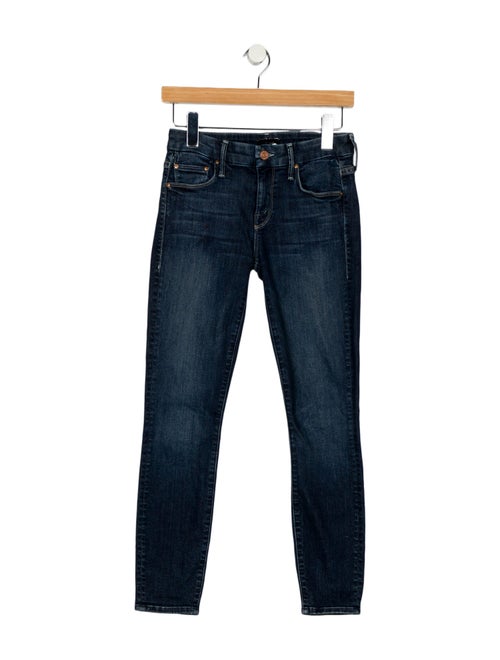 Mother Mid-Rise Skinny Leg Jeans