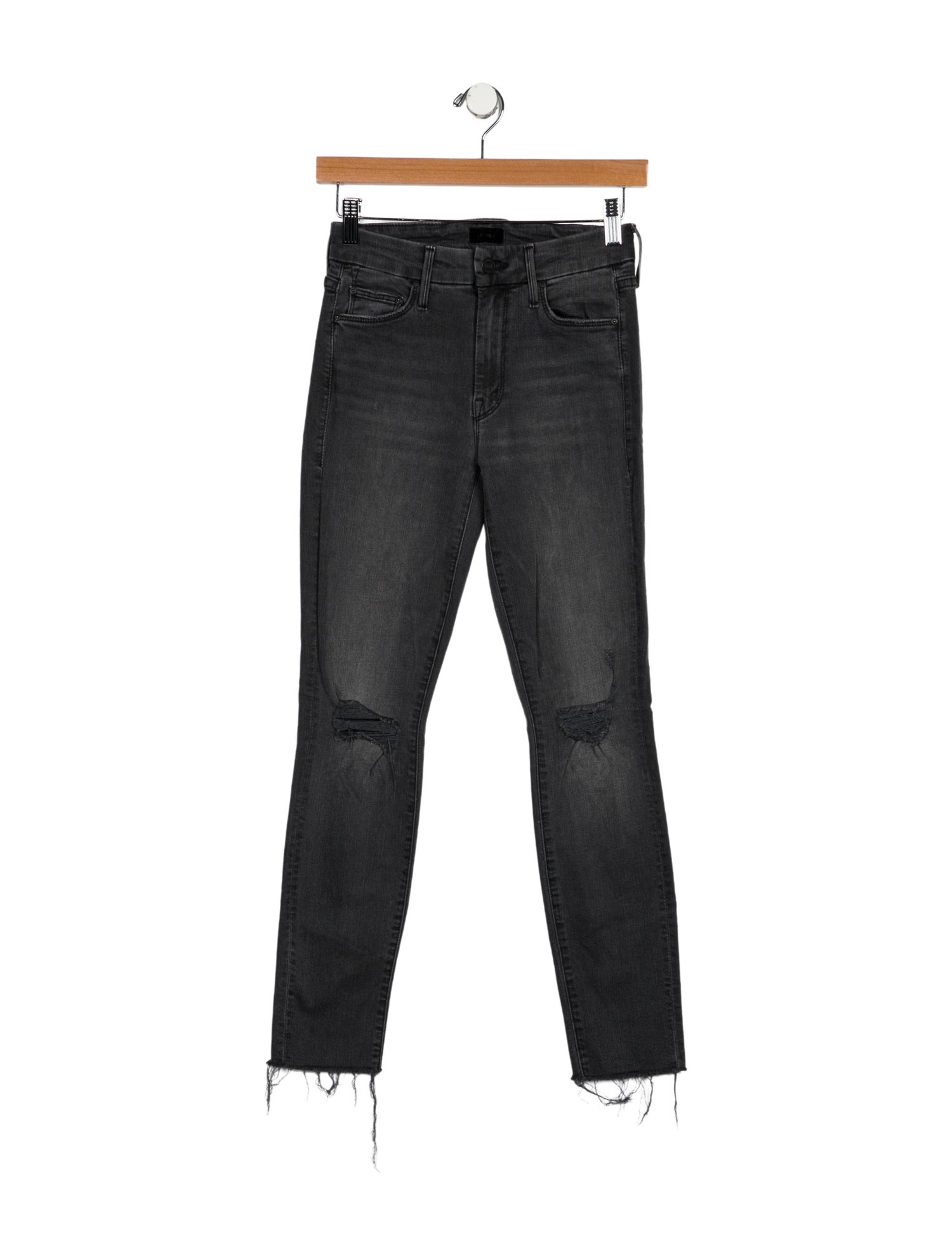 Mother Mid-Rise Skinny Leg Jeans