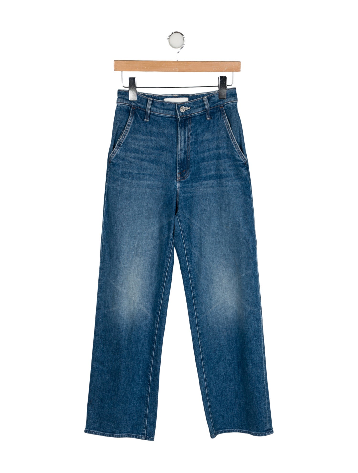 Mother High-Rise Wide Leg Jeans