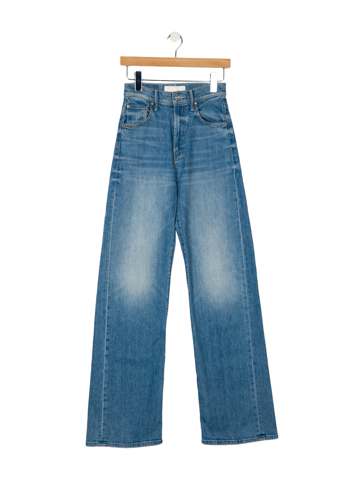 Mother High-Rise Wide Leg Jeans