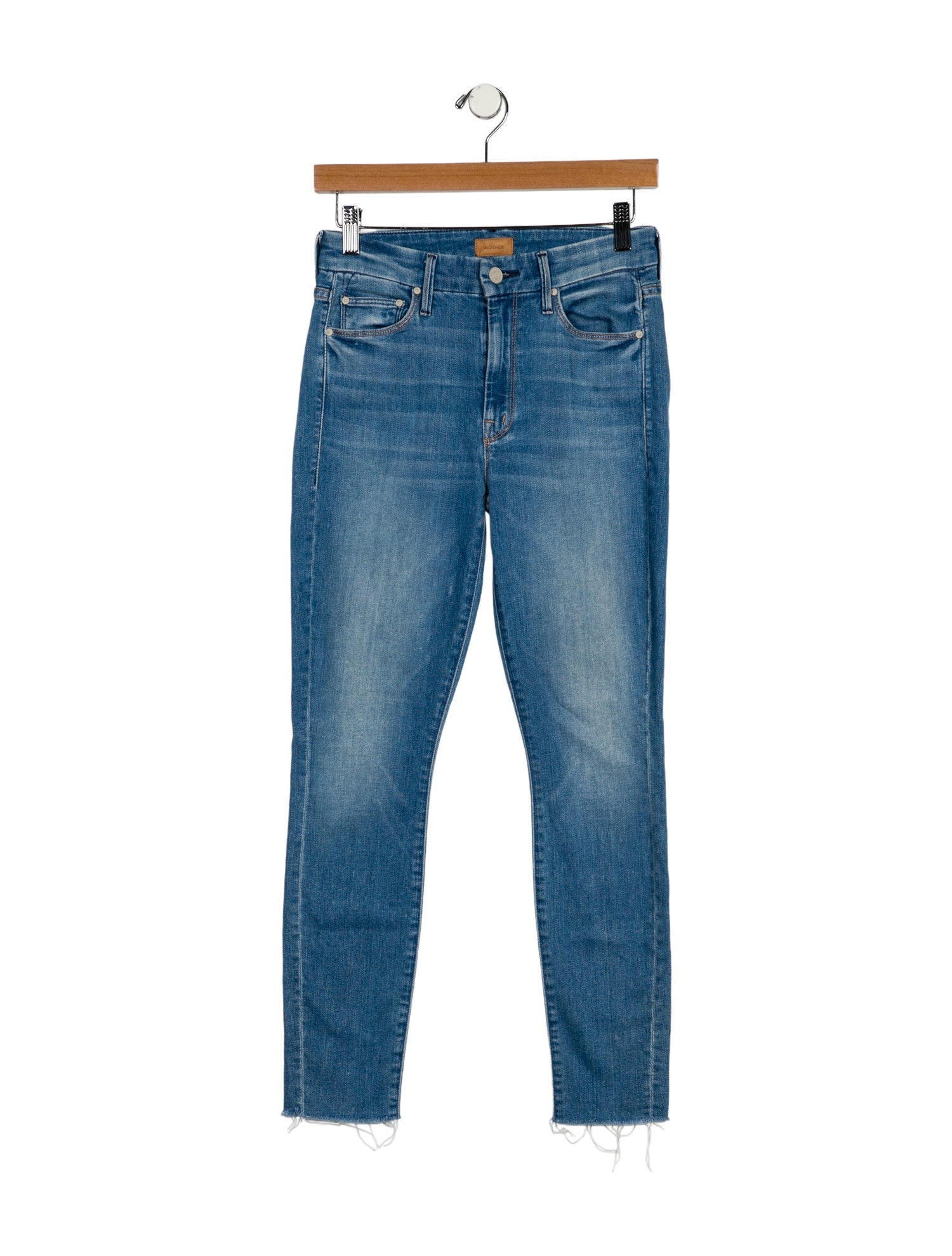 Mother Mid-Rise Skinny Leg Jeans