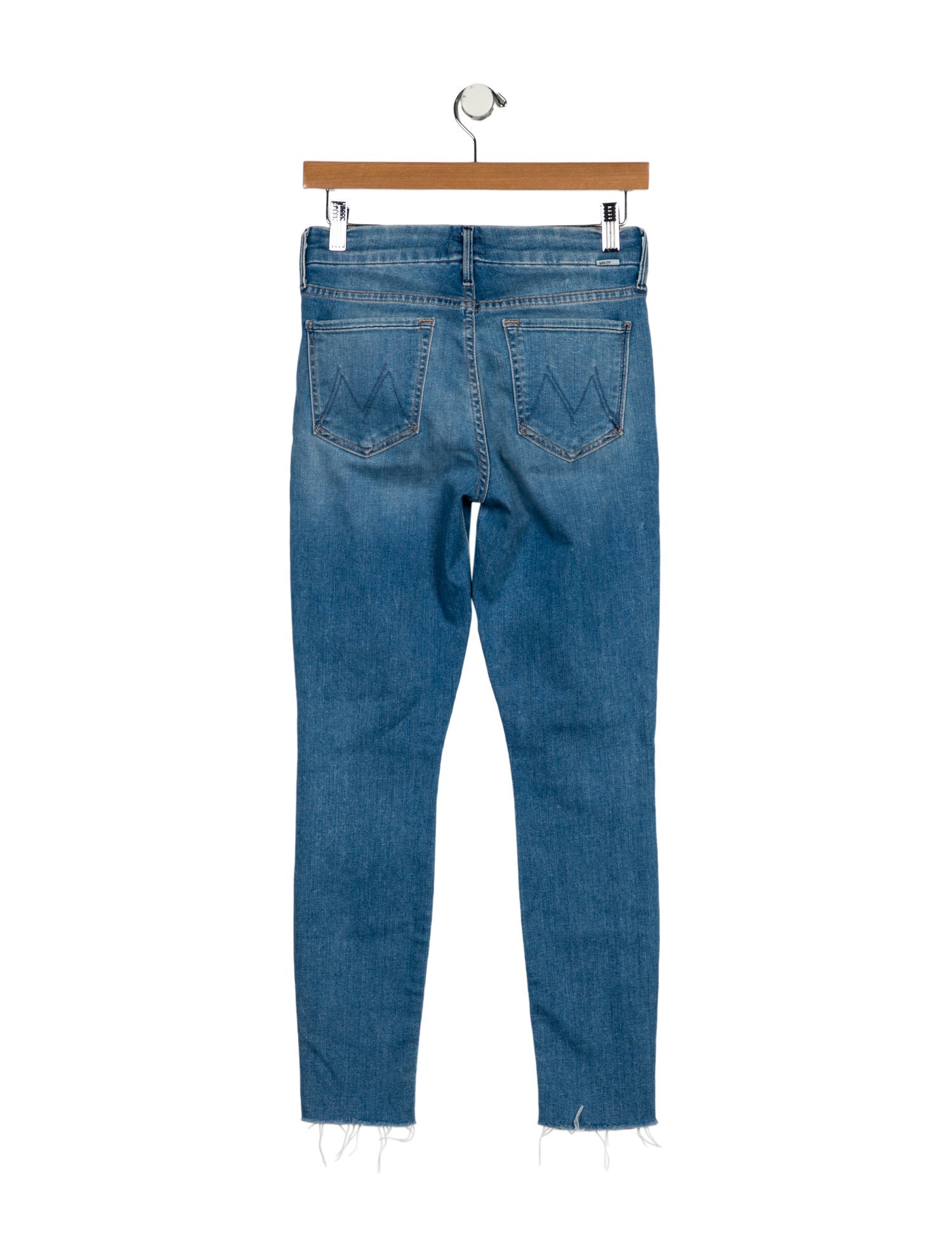 Mother Mid-Rise Skinny Leg Jeans