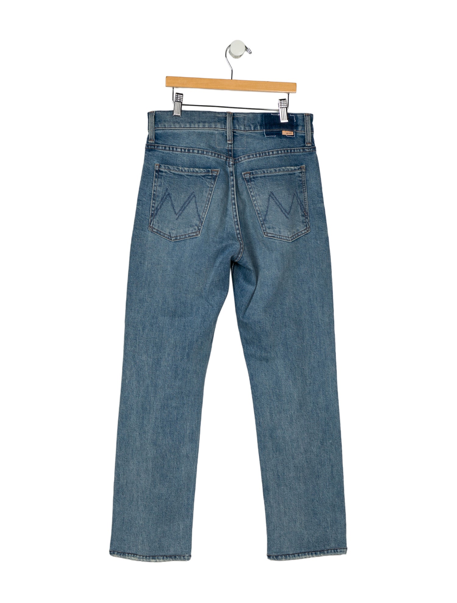 Mother High-Rise Straight Leg Jeans