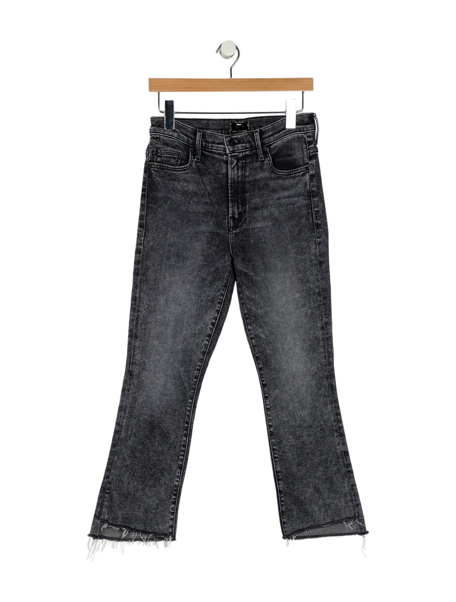 Mother Mid-Rise Straight Leg Jeans