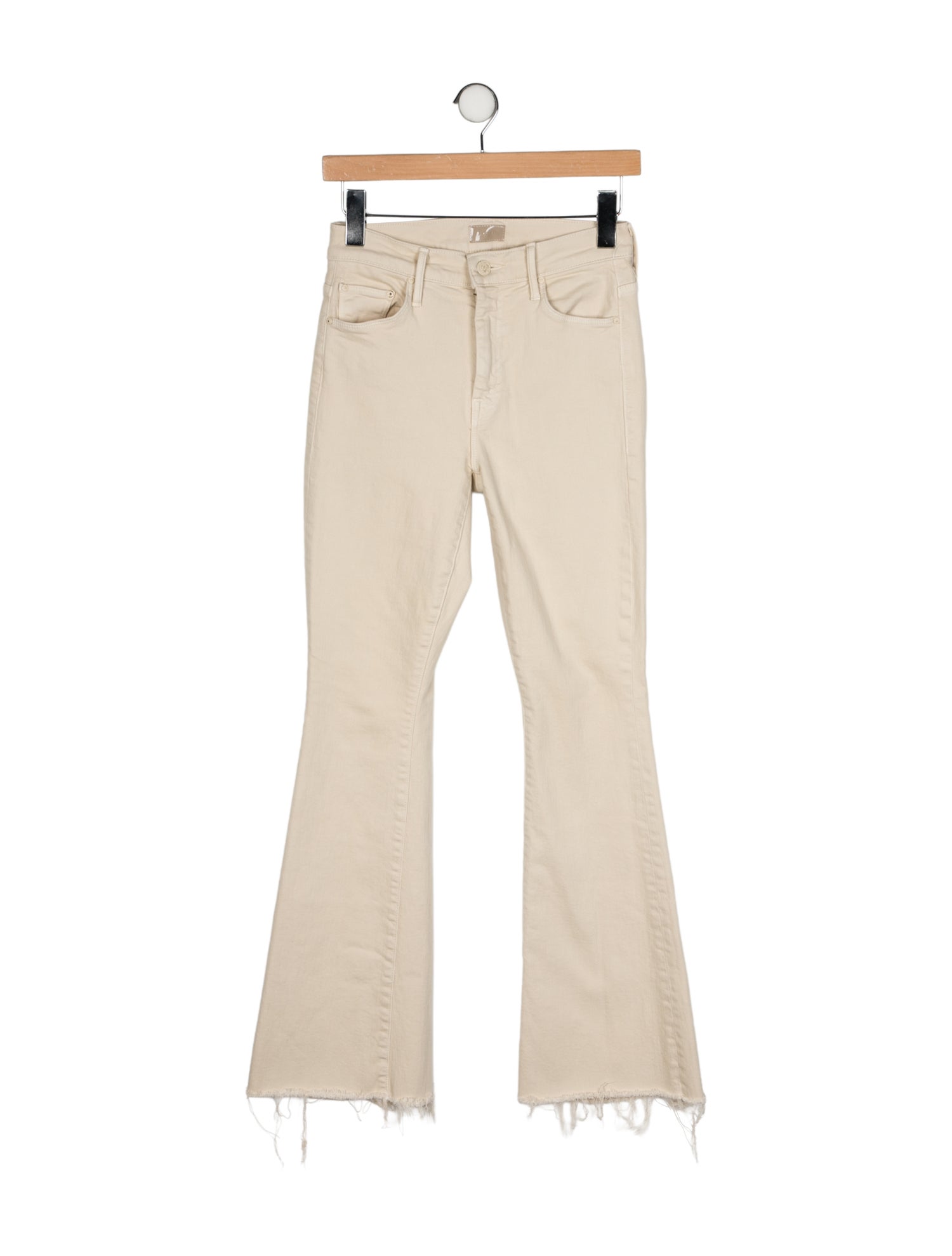 Mother Mid-Rise Wide Leg Jeans