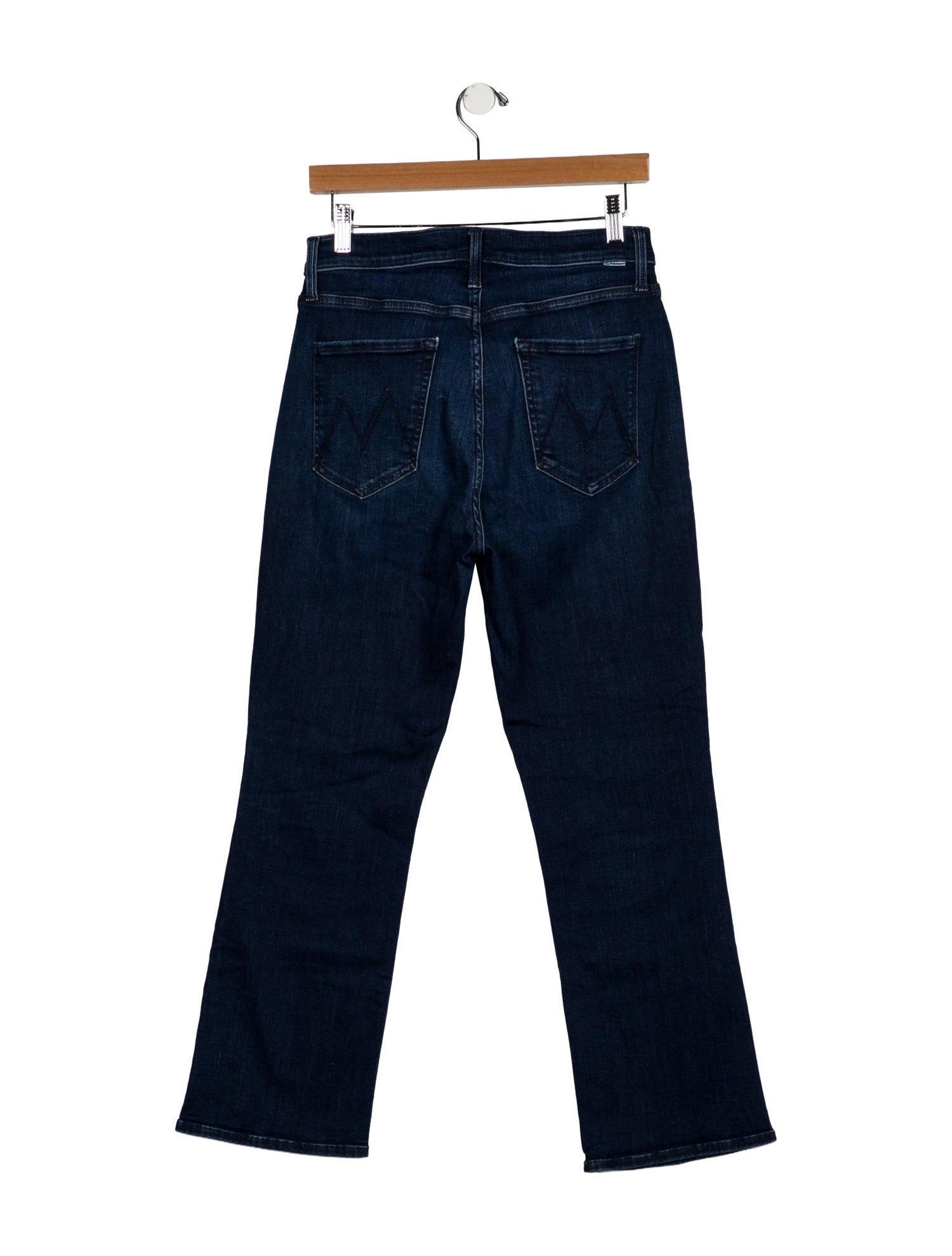 Mother Mid-Rise Straight Leg Jeans