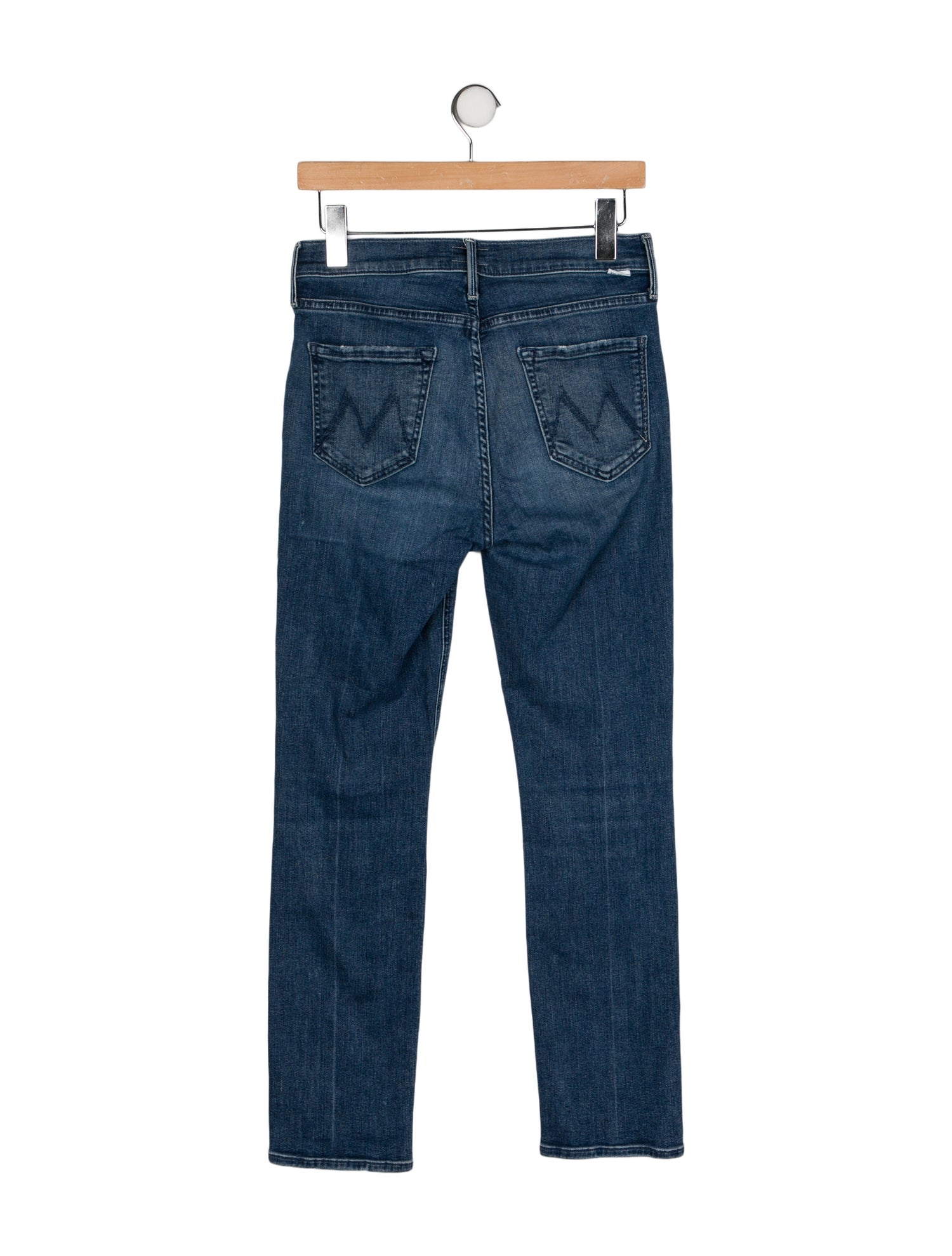 Mother Mid-Rise Straight Leg Jeans
