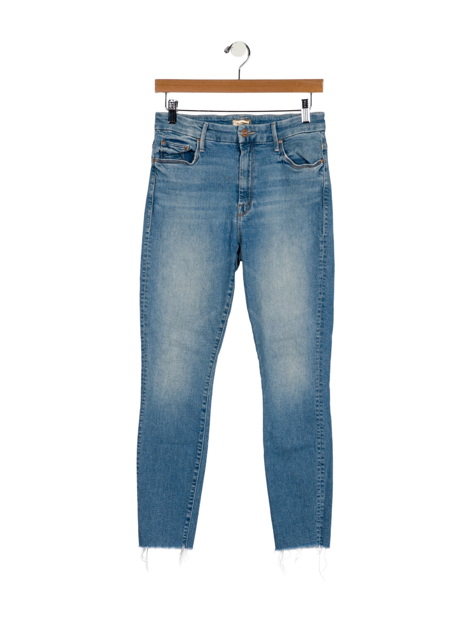 Mother Mid-Rise Skinny Leg Jeans