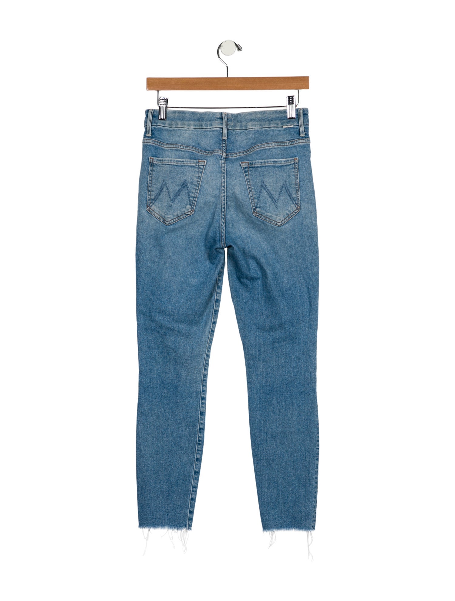 Mother Mid-Rise Skinny Leg Jeans