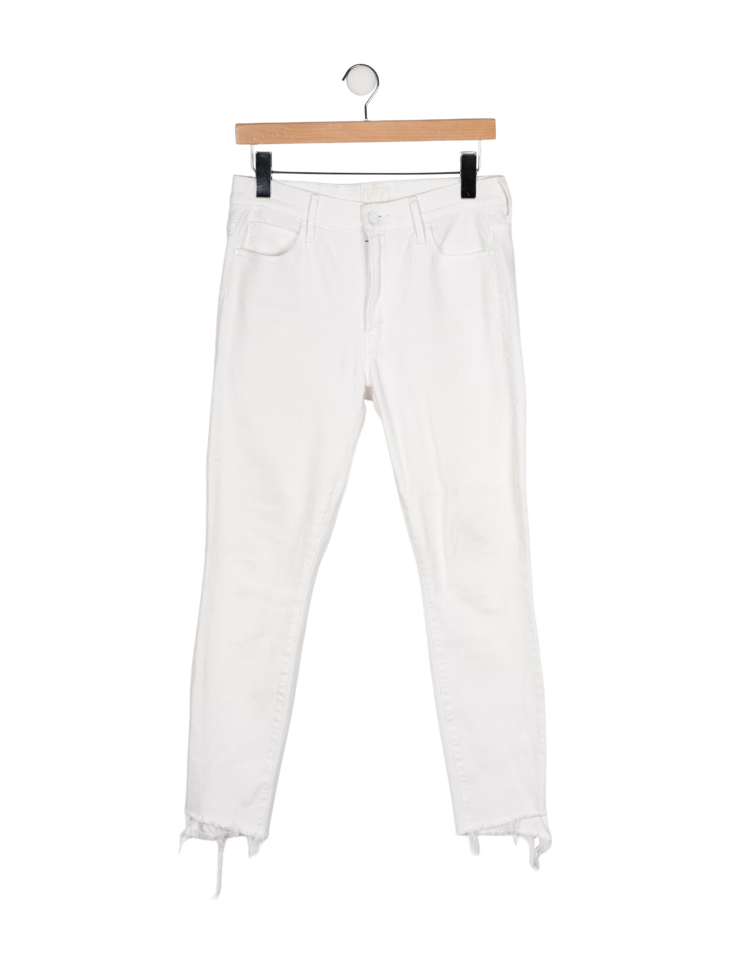 Mother Mid-Rise Skinny Leg Jeans