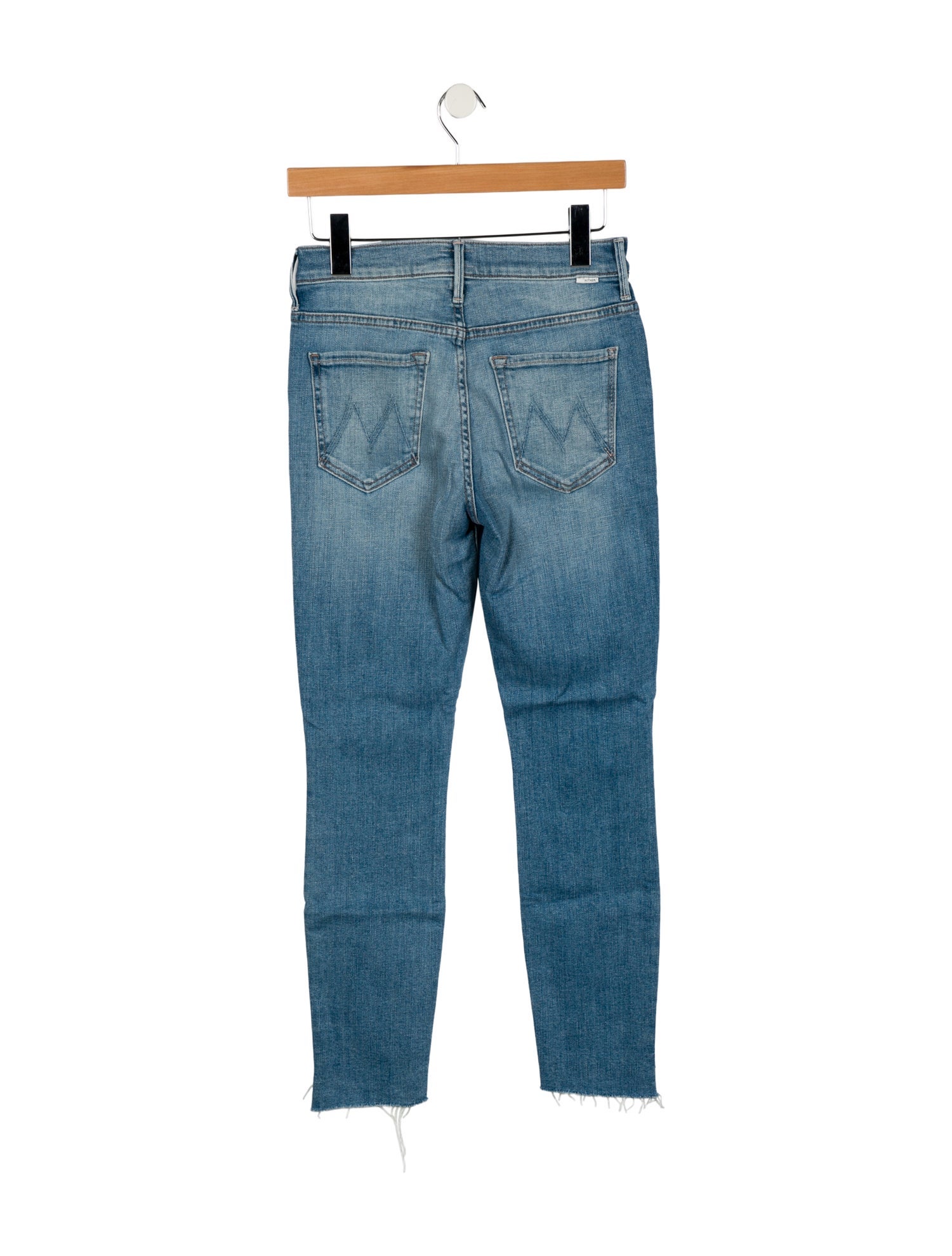 Mother Mid-Rise Skinny Leg Jeans