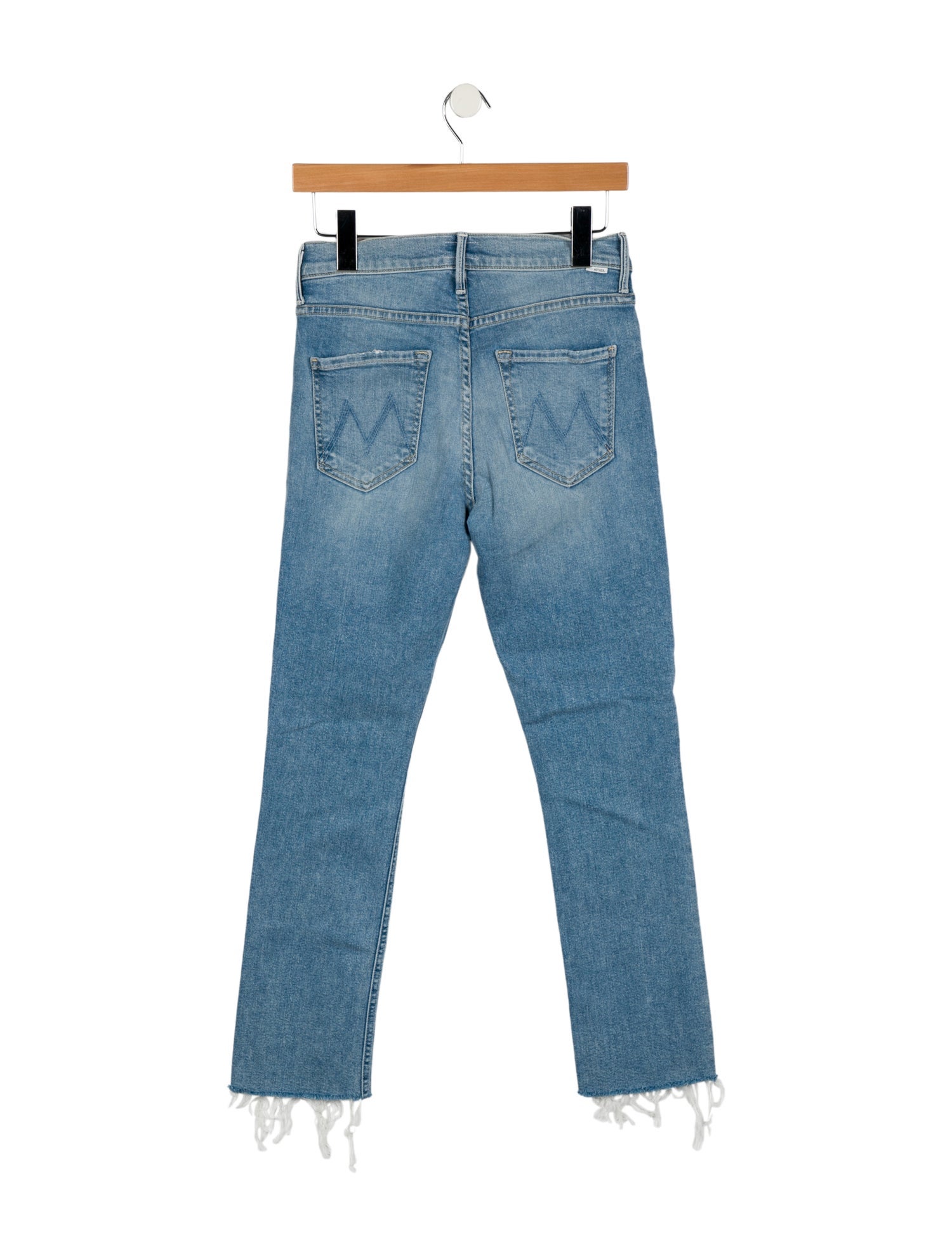 Mother Mid-Rise Straight Leg Jeans