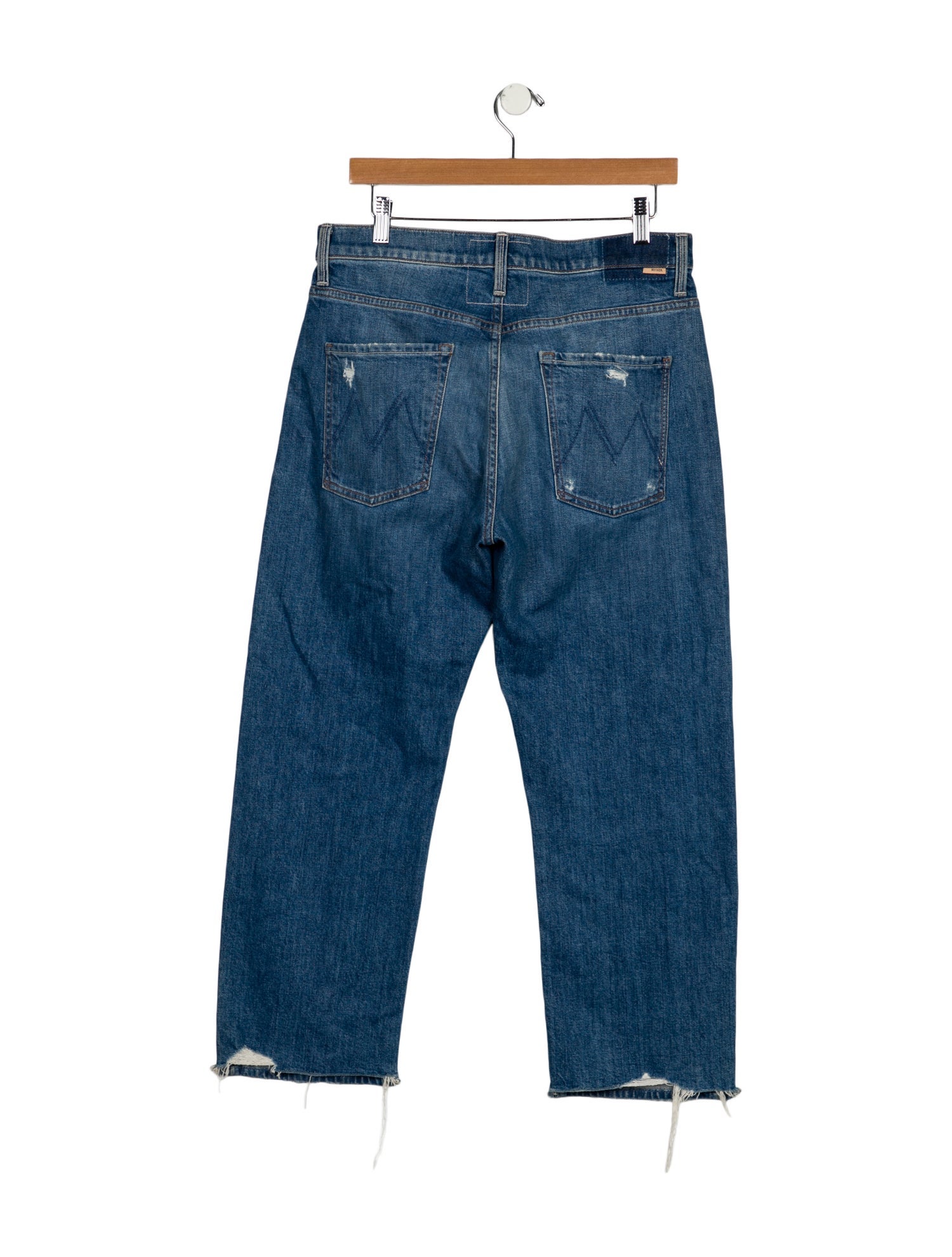 Mother Mid-Rise Wide Leg Jeans