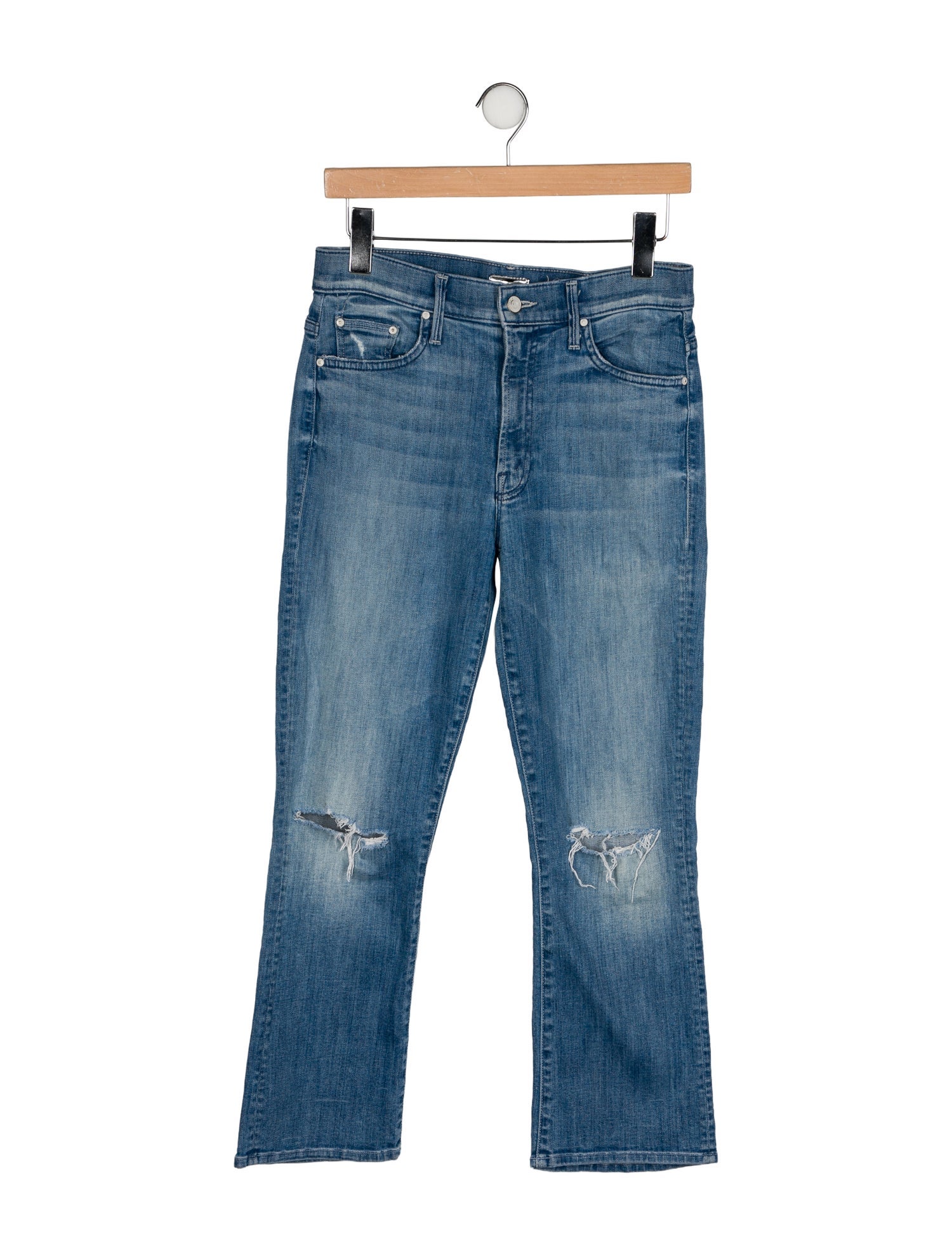 Mother High-Rise Straight Leg Jeans