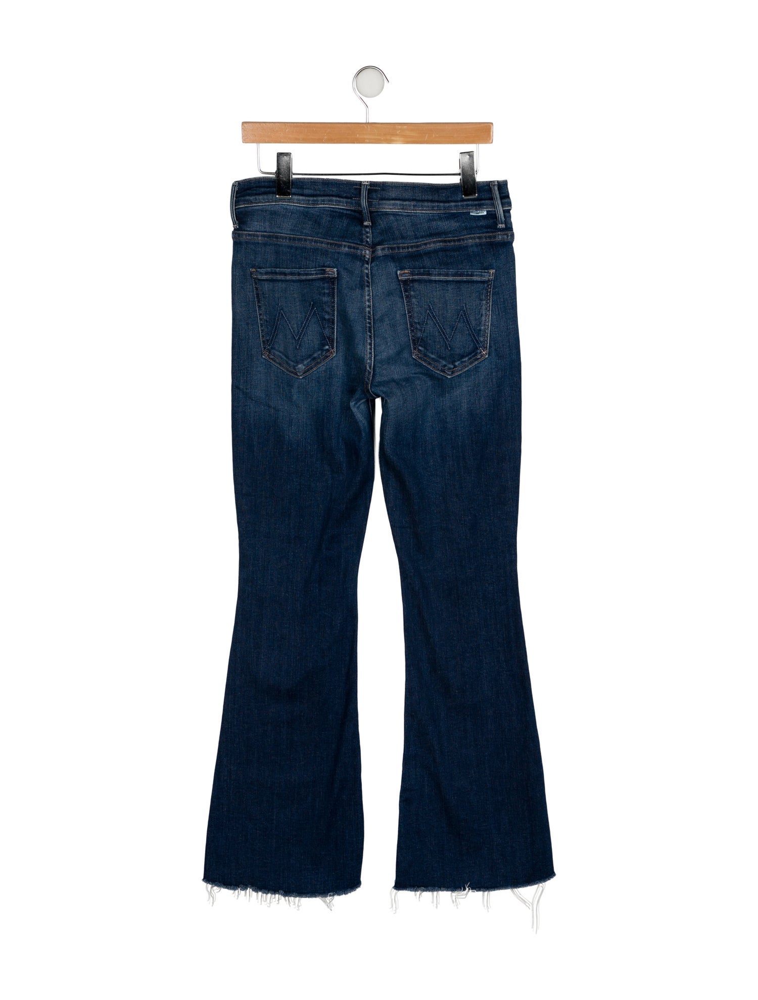 Mother Mid-Rise Wide Leg Jeans