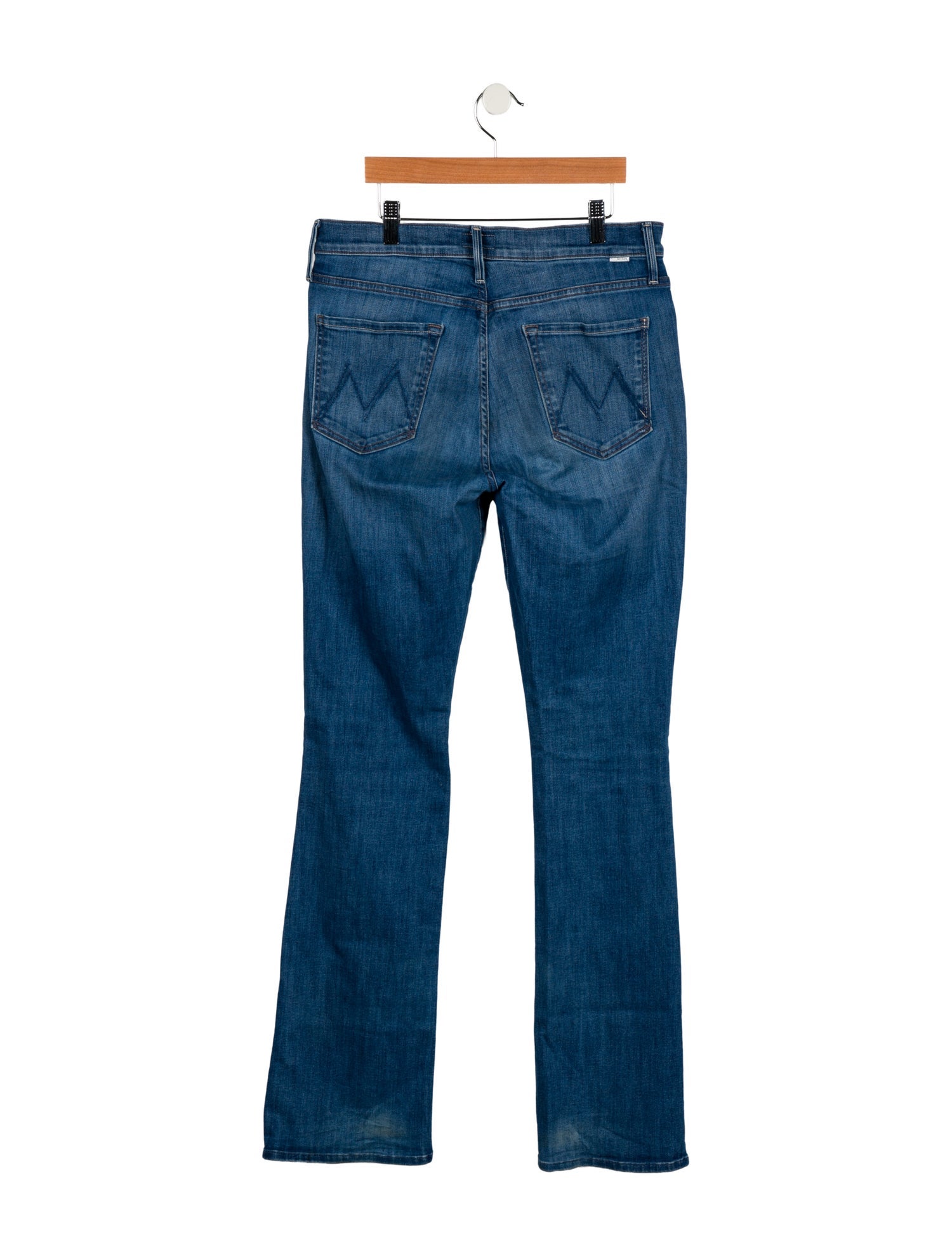 Mother Mid-Rise Wide Leg Jeans