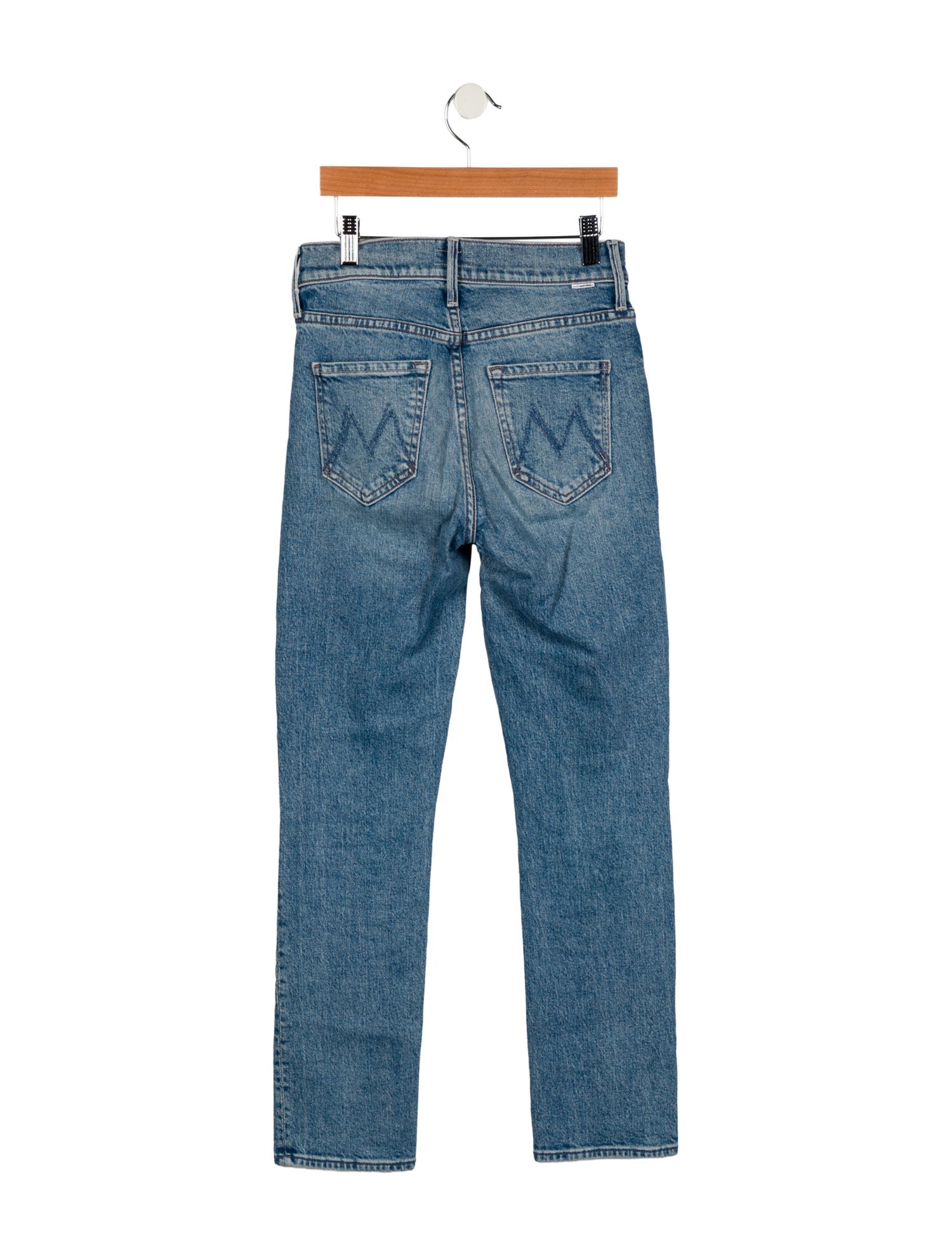 Mother High-Rise Straight Leg Jeans