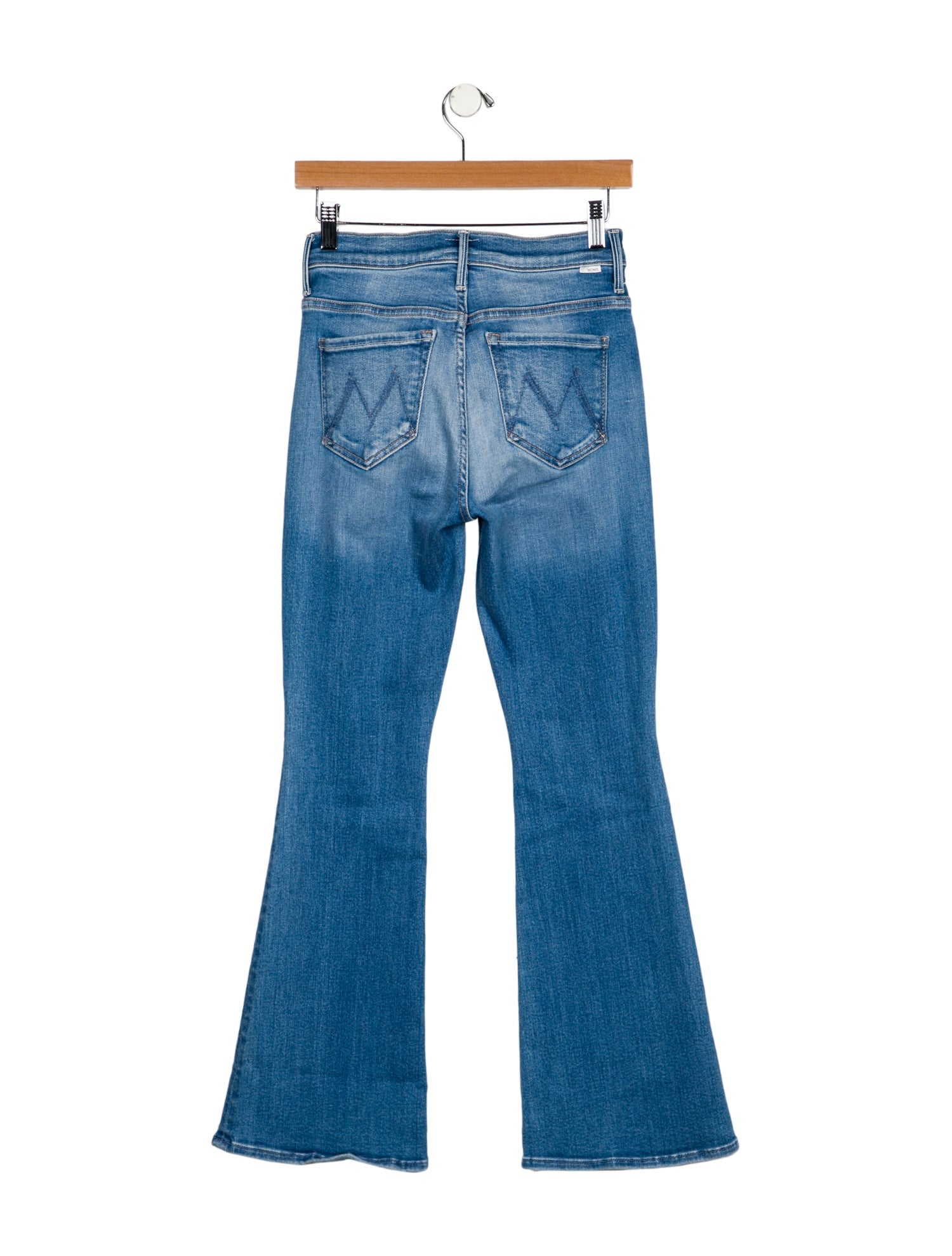 Mother Mid-Rise Wide Leg Jeans