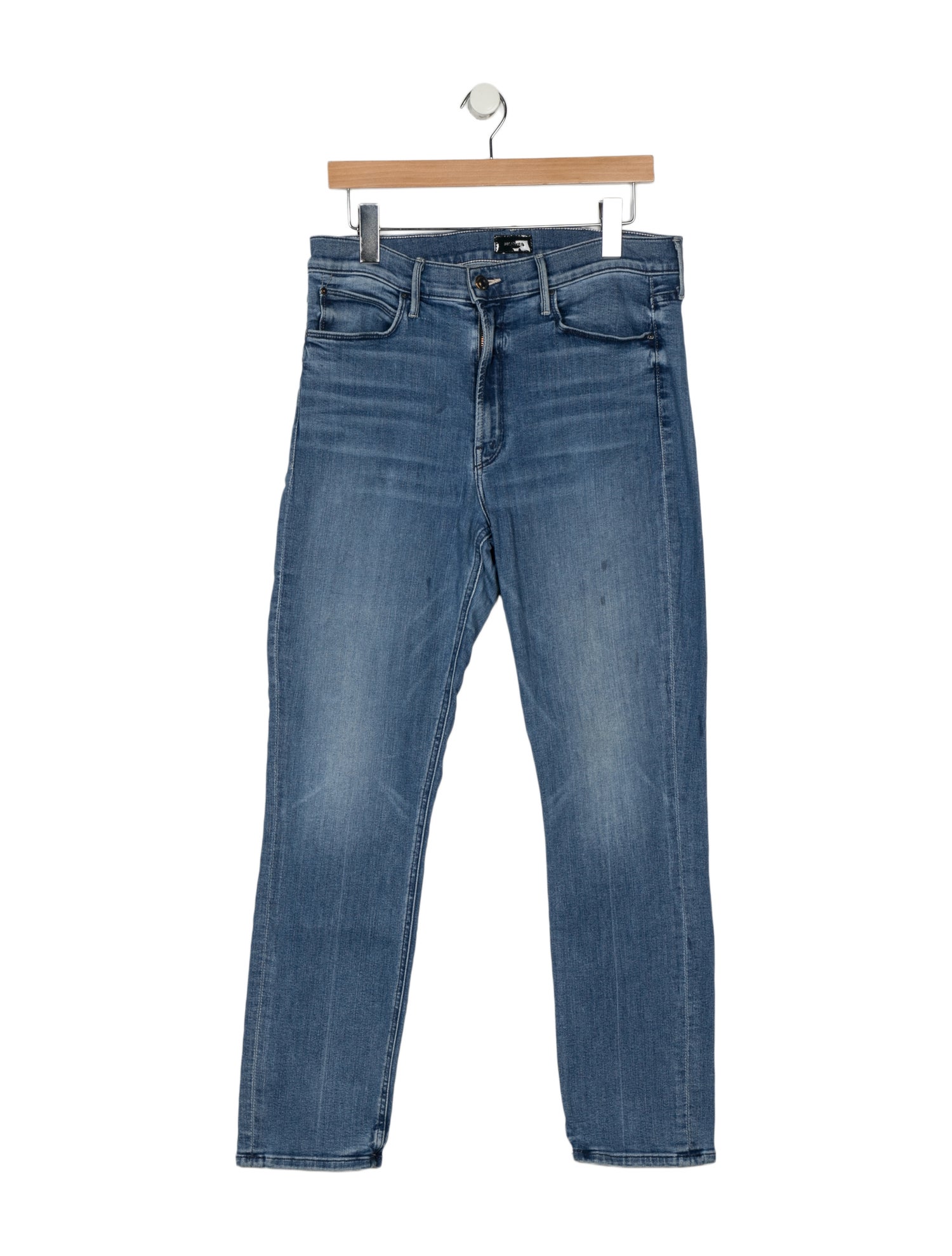 Mother High-Rise Straight Leg Jeans