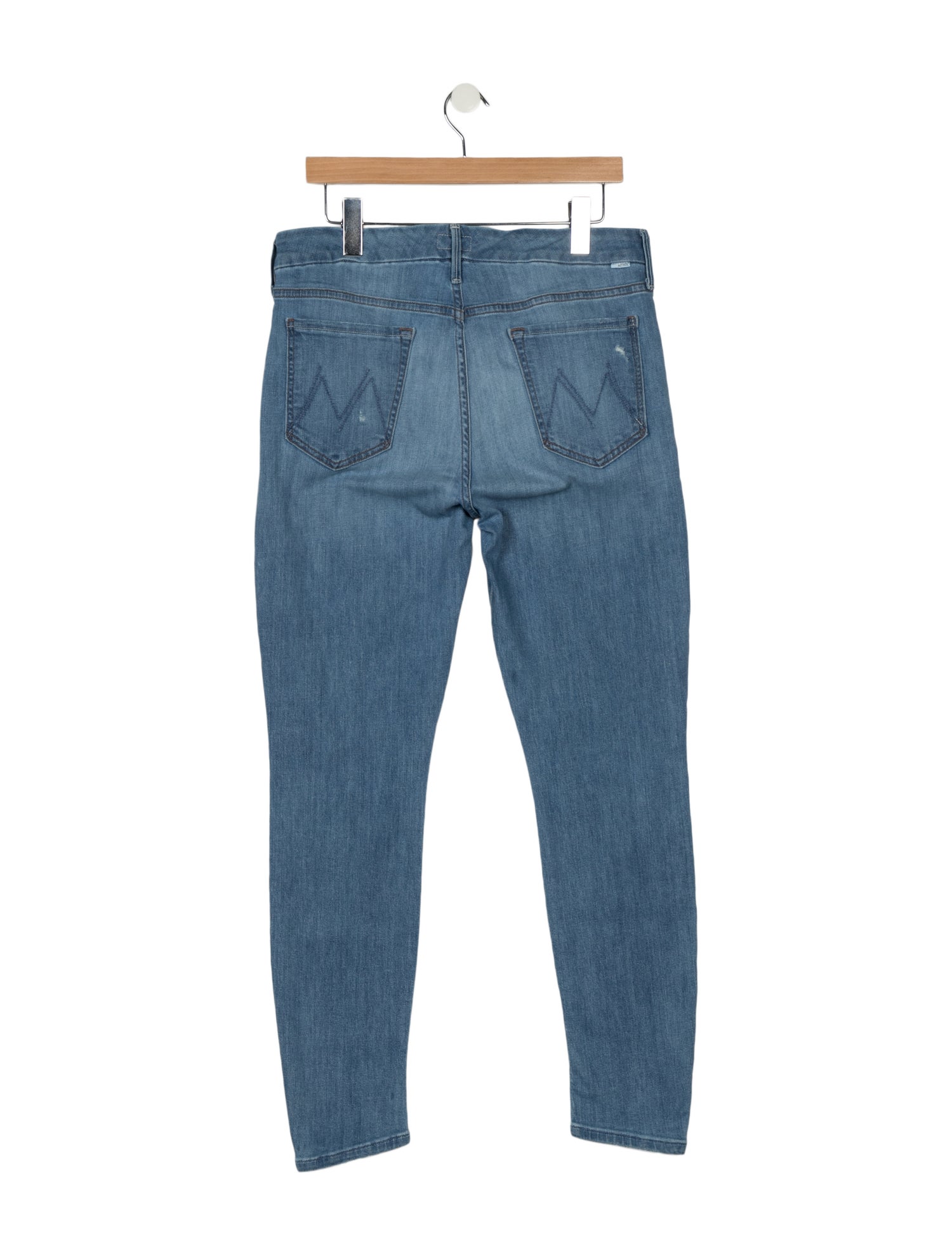Mother Mid-Rise Skinny Leg Jeans