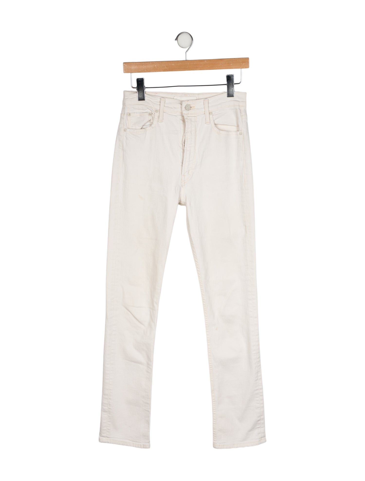 Mother High-Rise Straight Leg Jeans