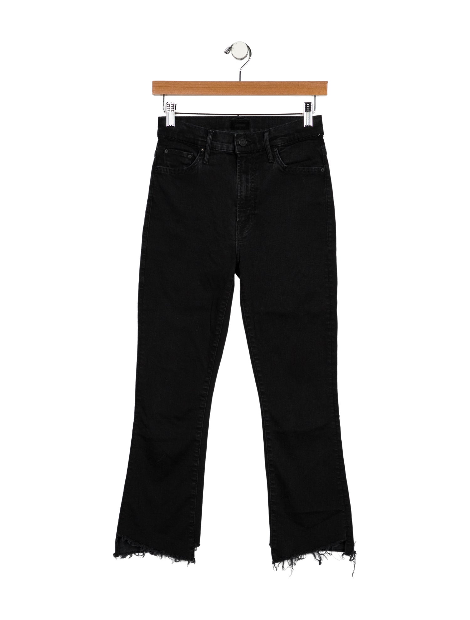 Mother Mid-Rise Straight Leg Jeans