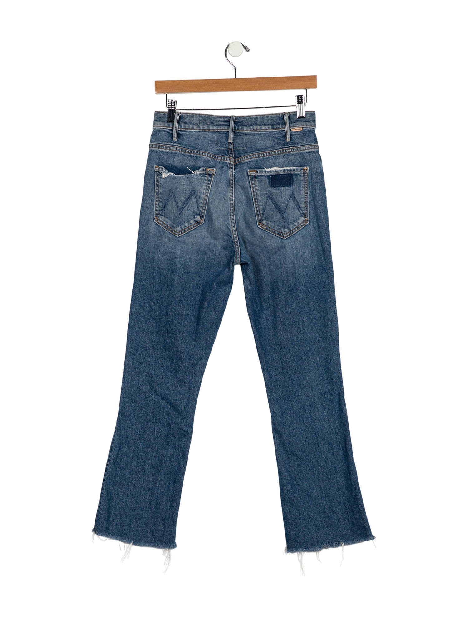 Mother Mid-Rise Straight Leg Jeans
