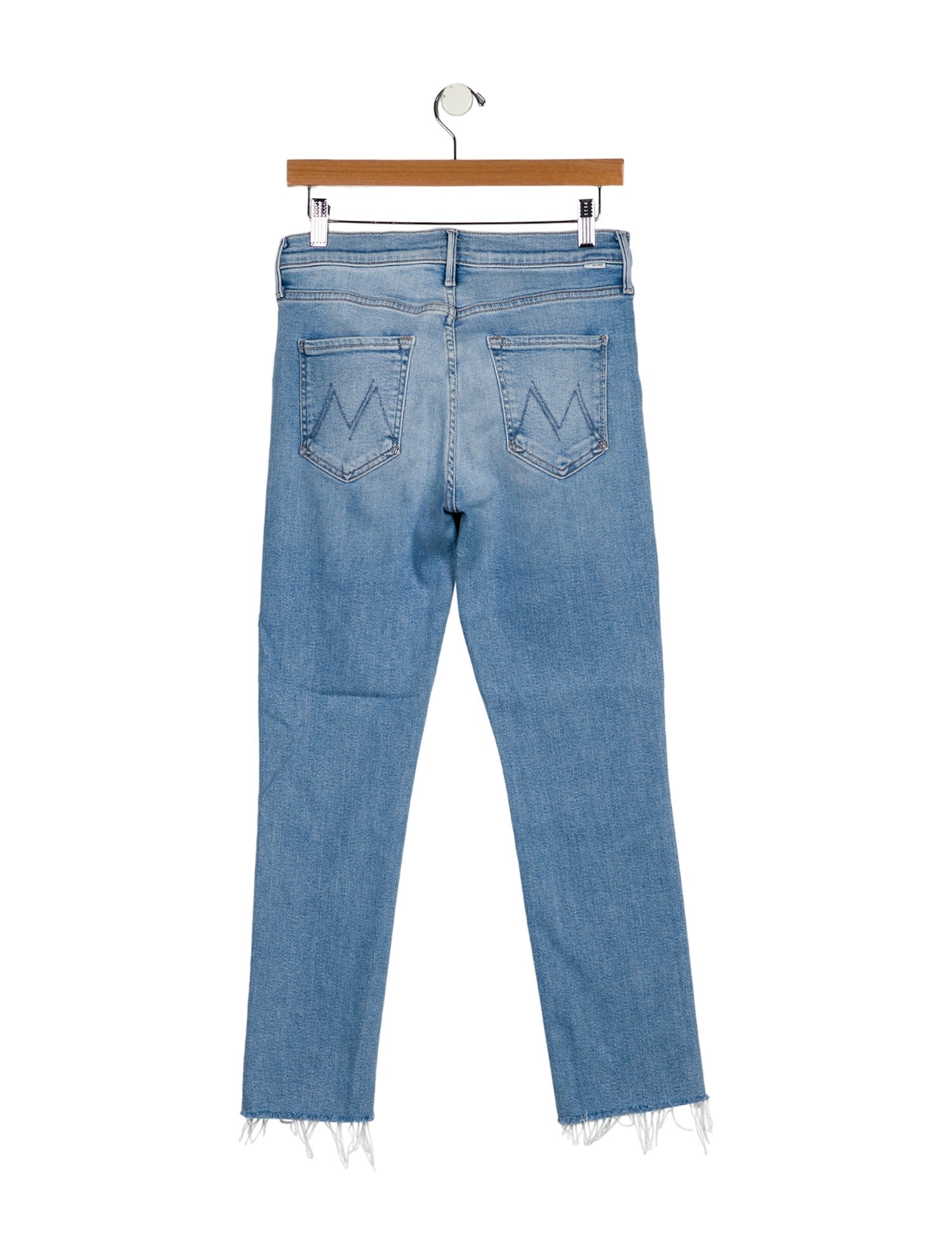 Mother Mid-Rise Straight Leg Jeans