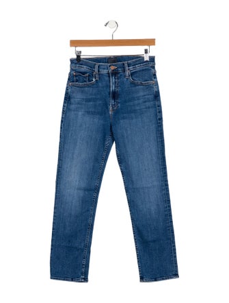 Mother High-Rise Straight Leg Jeans