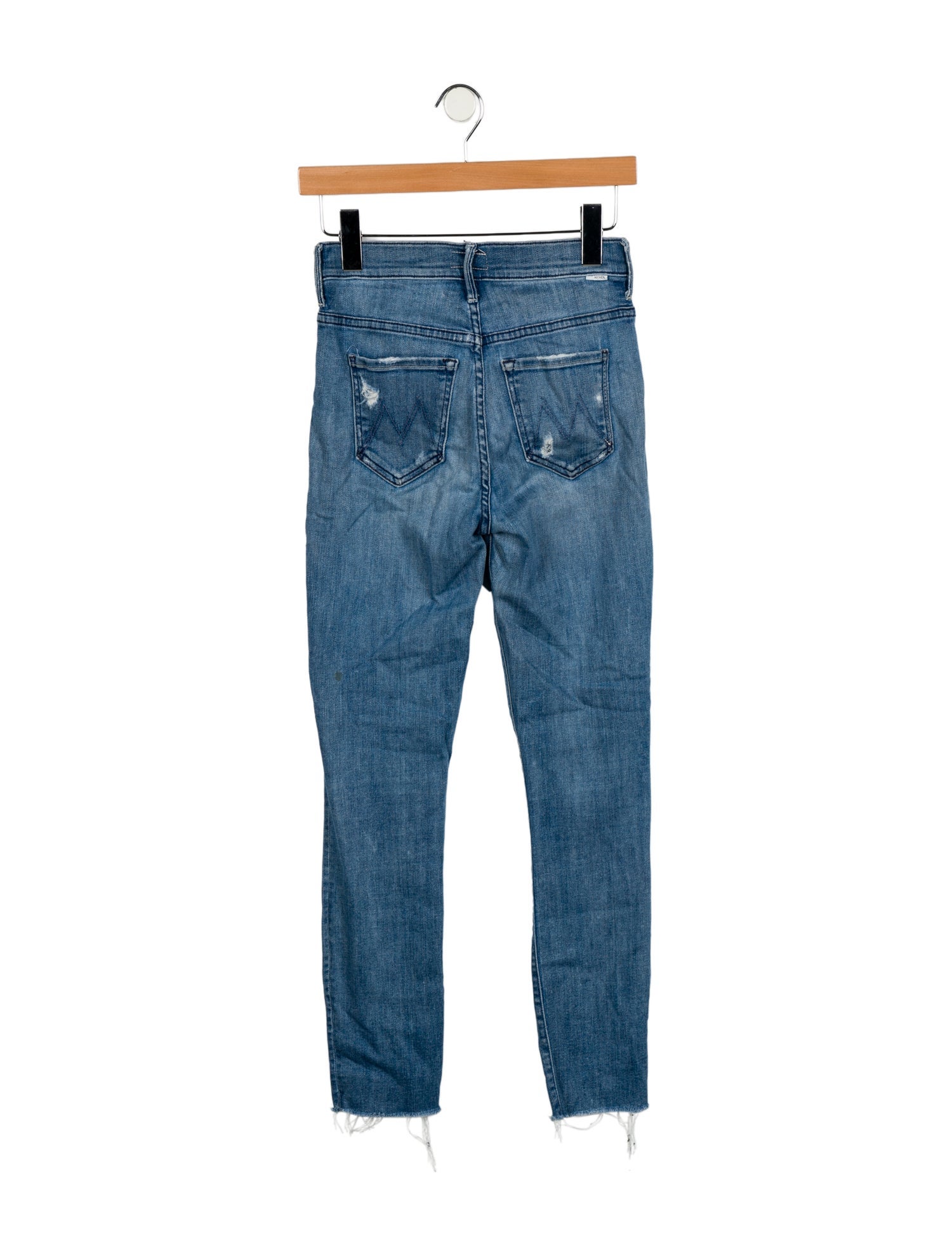 Mother Mid-Rise Skinny Leg Jeans