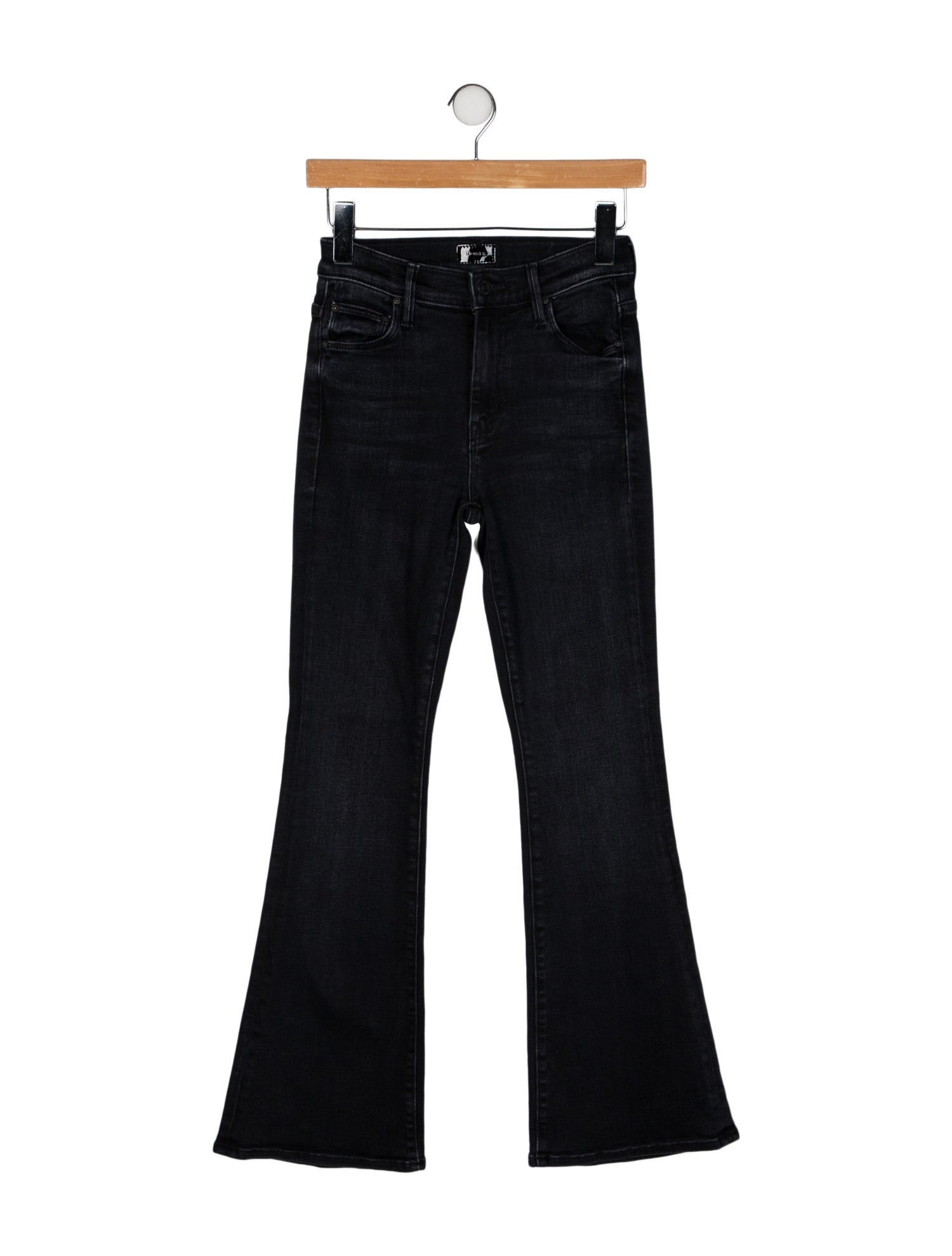 Mother Mid-Rise Wide Leg Jeans